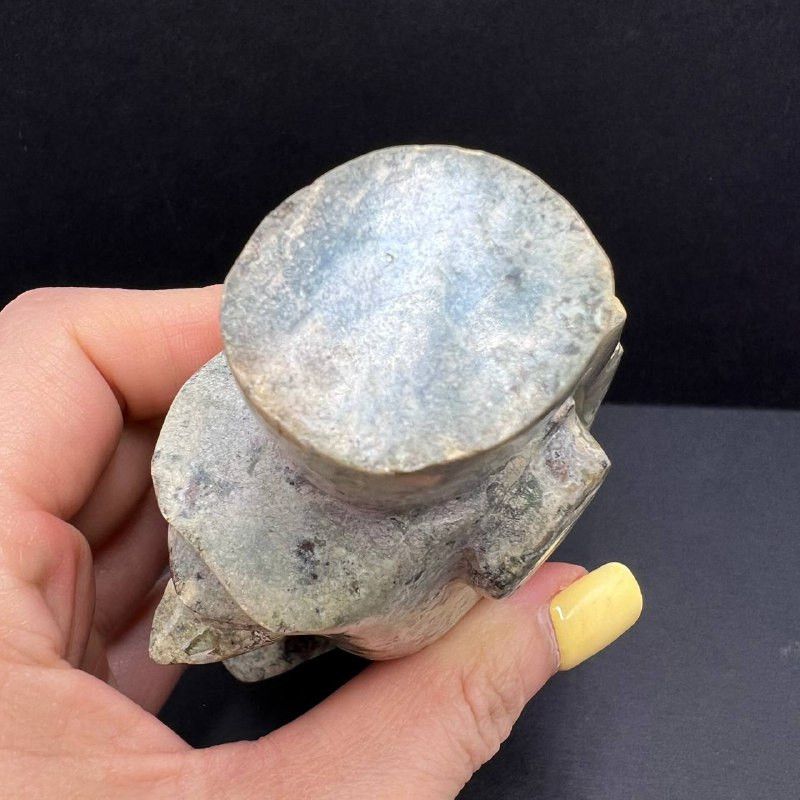 Vintage Indonesian Hand Carved Stone Head Sculpture Primitive Size ONE SIZE - 8 Thumbnail