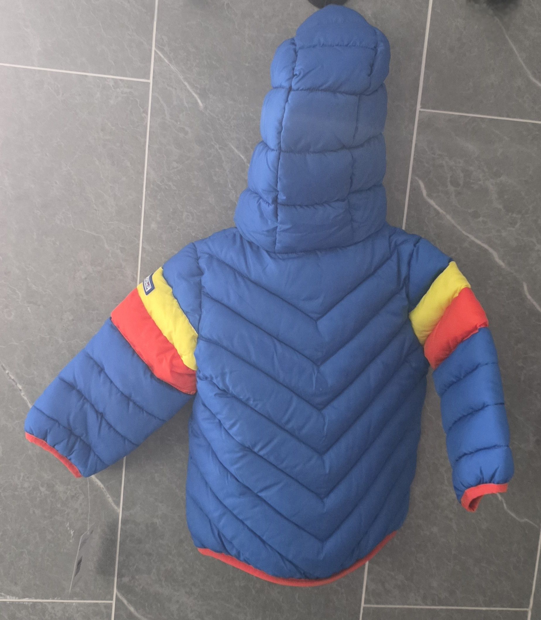 Spyder NWT Spyder Infant Boys Puffer Jacket Blue Stripe 18 Mo Size US XXS / EU 40 - 2 Thumbnail