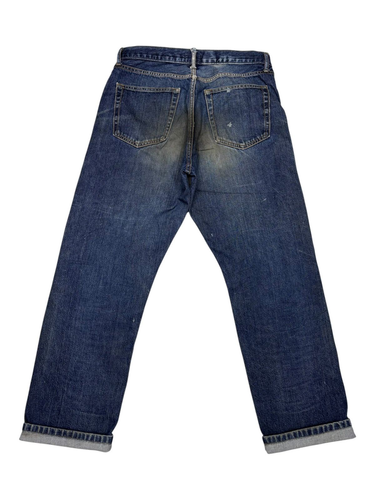 Undercover × Uniqlo Vintage Uniqlo Selvedge Dirty Distressed Denim Jeans Size US 30 / EU 46 - 3 Thumbnail
