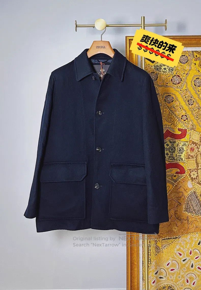 Loro Piana Loro Piana Full Cashmere Lapel Jacket Size US L / EU 52-54 / 3 - 1 Thumbnail