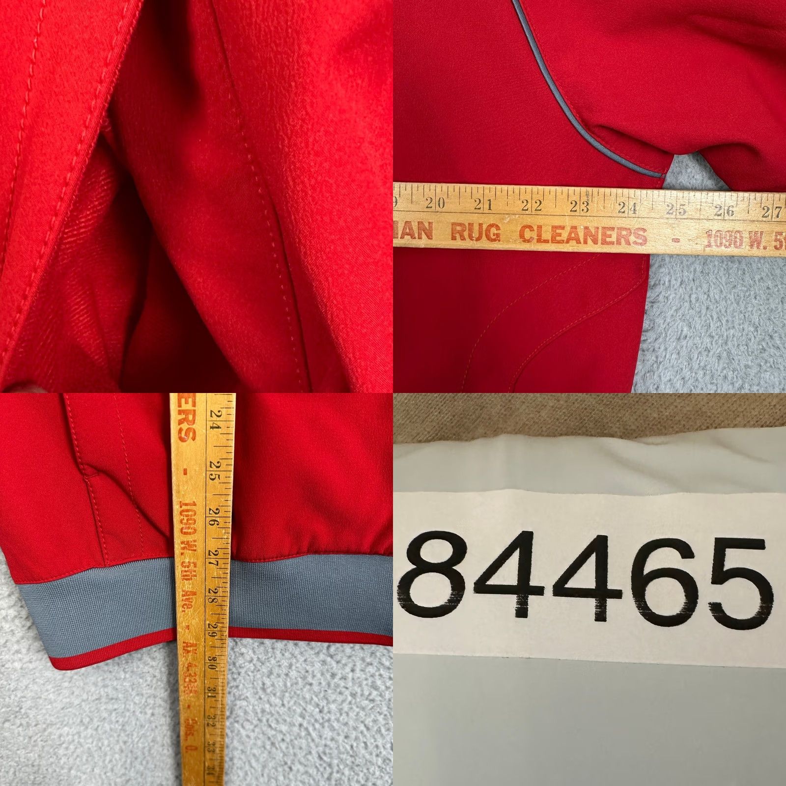 Adidas adidas Track Jacket Men M Red Full Zip Zipped Pockets Microfleece polyester Sports Casual Activewear Size US M / EU 48-50 / 2 - 8 Thumbnail