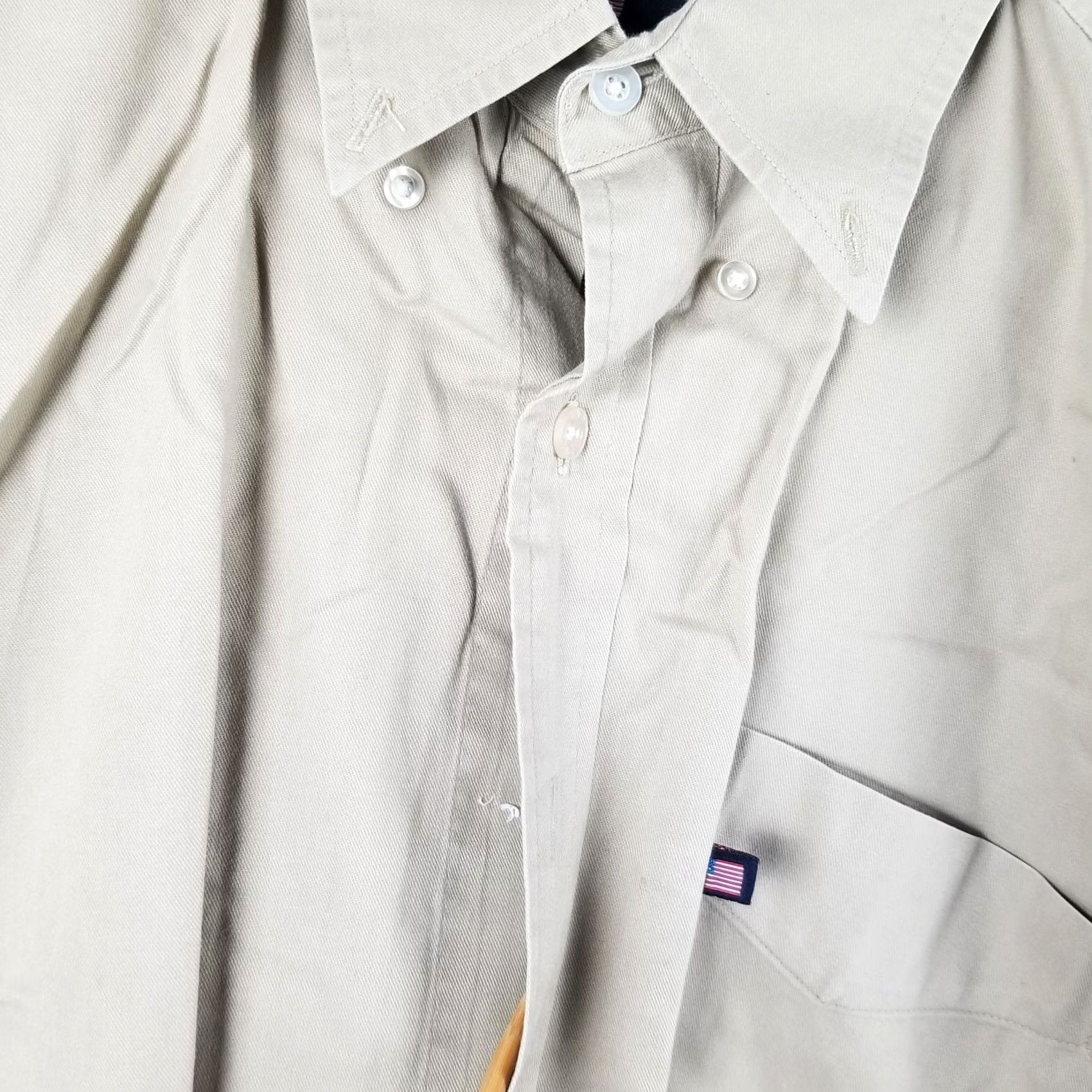 Polo Ralph Lauren Ralph Lauren Polo Jeans Company Shirt Medium Adult Beige Denim Western Vintage Womens? Size US M / EU 48-50 / 2 - 3 Thumbnail