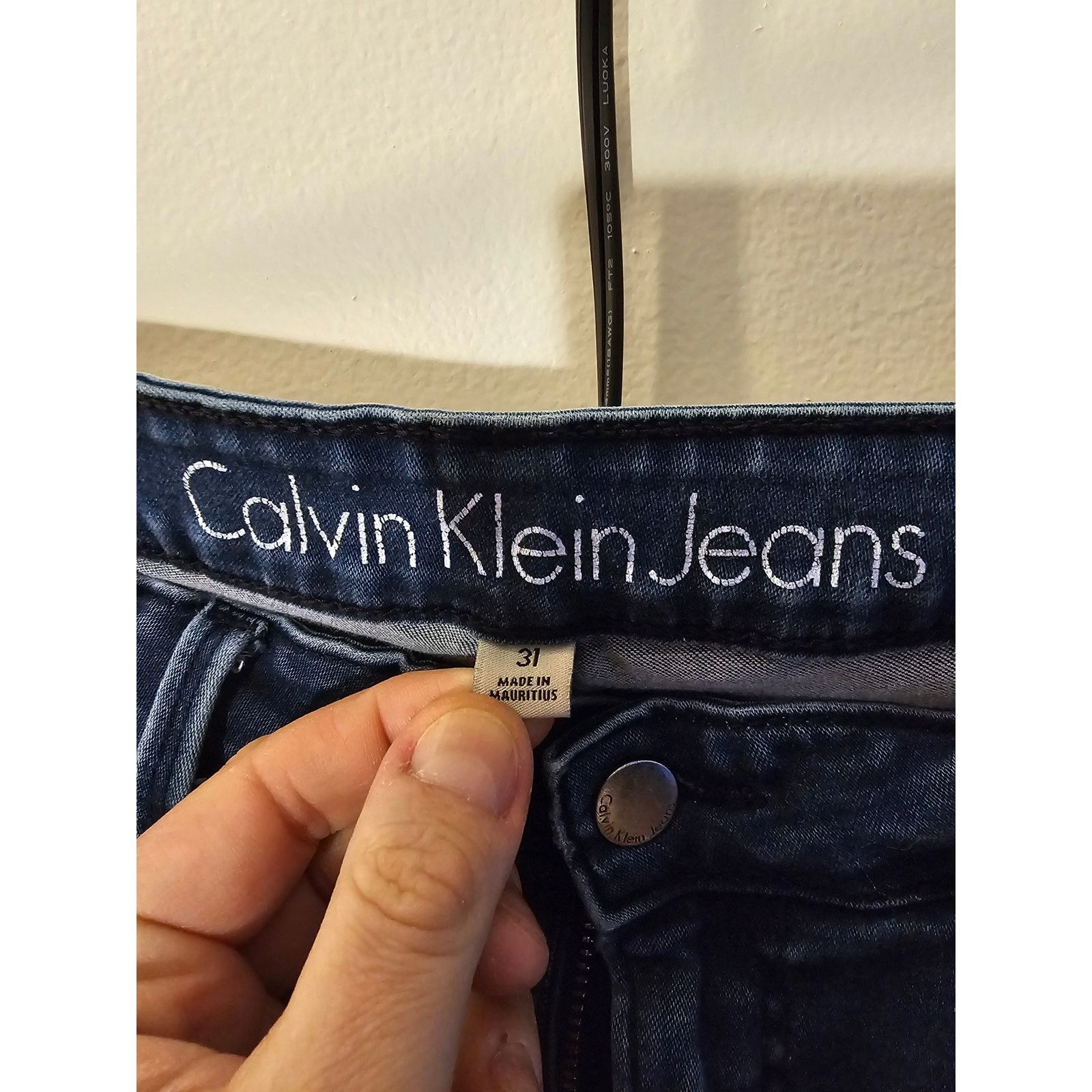 Calvin Klein Calvin Klein Blue Jeans/Legging - Women's 31 Regular Size 31" - 2 Thumbnail