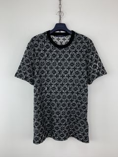 Louis Vuitton Men's Classic Black & White Damier Shirt
