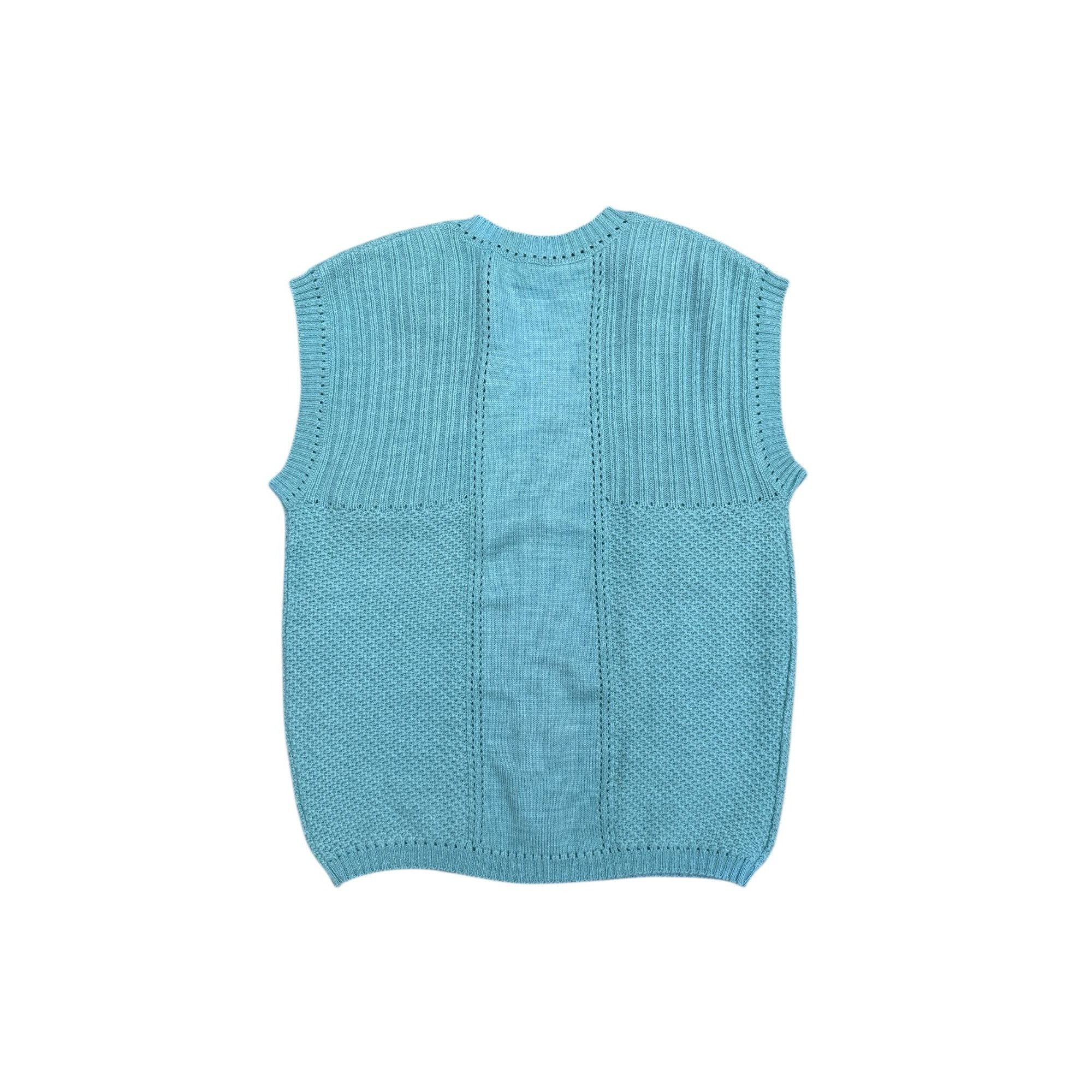 Courreges 1970s Turquoise Knit Size S / US 4 / IT 40 - 3 Thumbnail