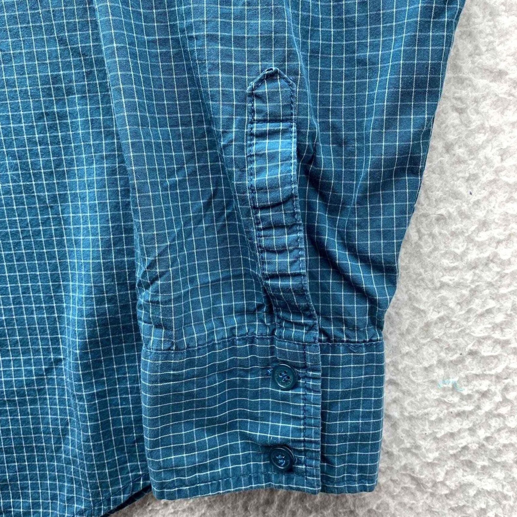 Billabong Billabong Casual Button Up Shirt Mens Large L Blue Check Surfer Pockets Preppy Size US L / EU 52-54 / 3 - 6 Thumbnail