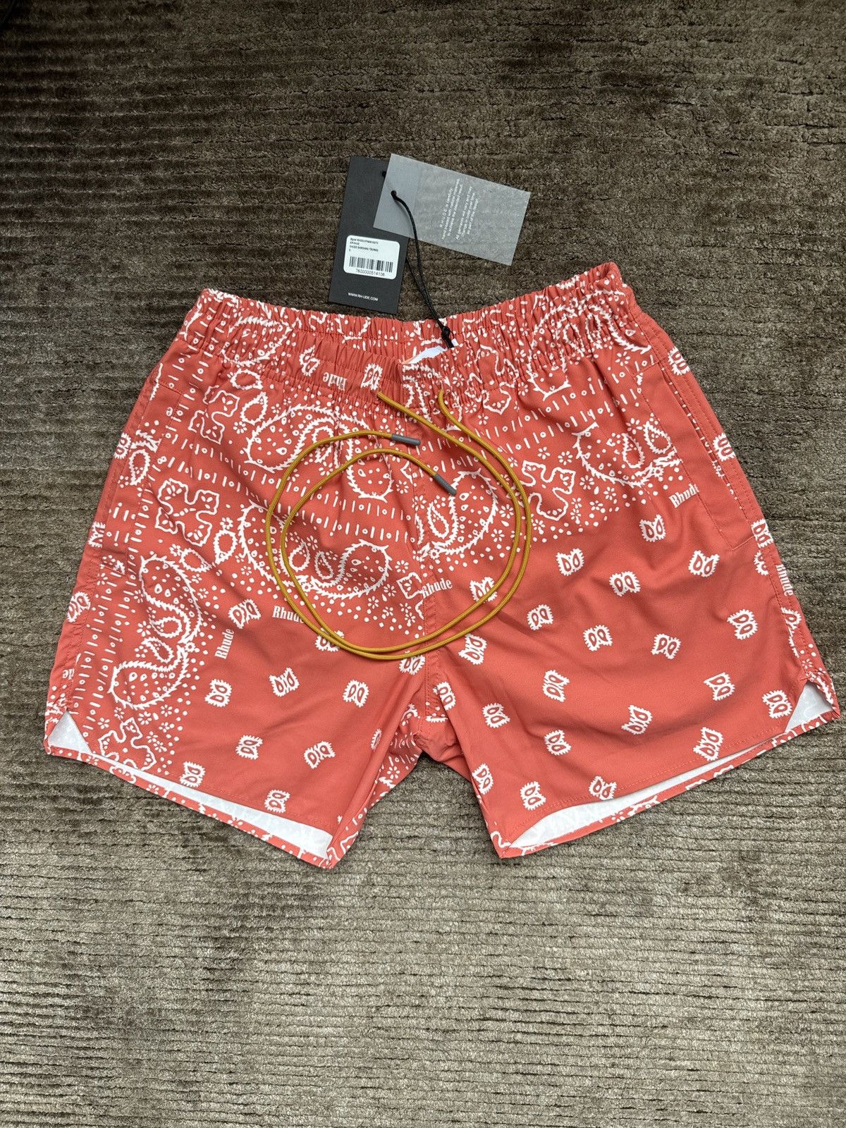 Rhude Mens swim short/bathing suit (new with tag,size small)