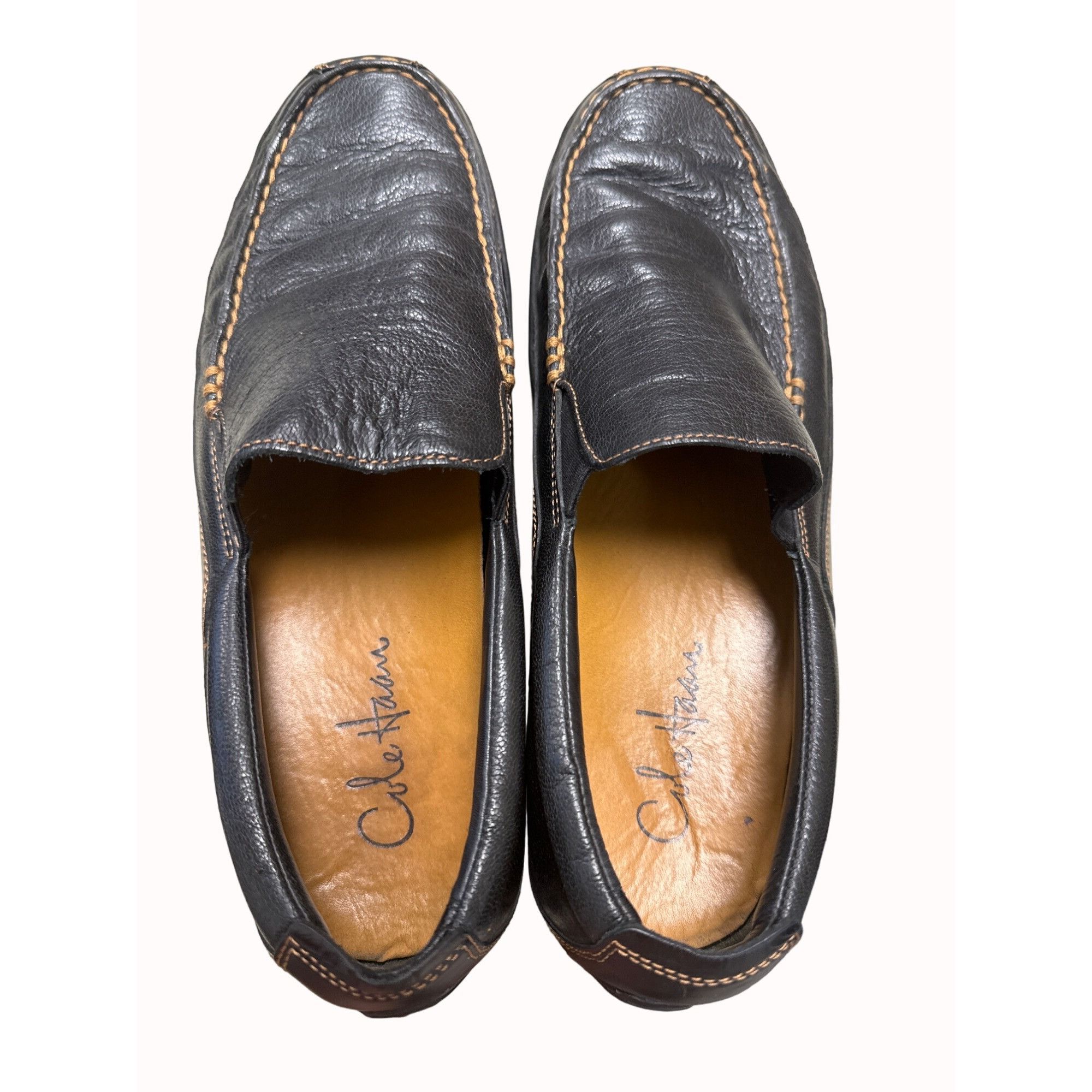 Cole Haan Cole Haan men’s dark brown leather slip on loafer shoes size Size US 10 / EU 43 - 7 Thumbnail