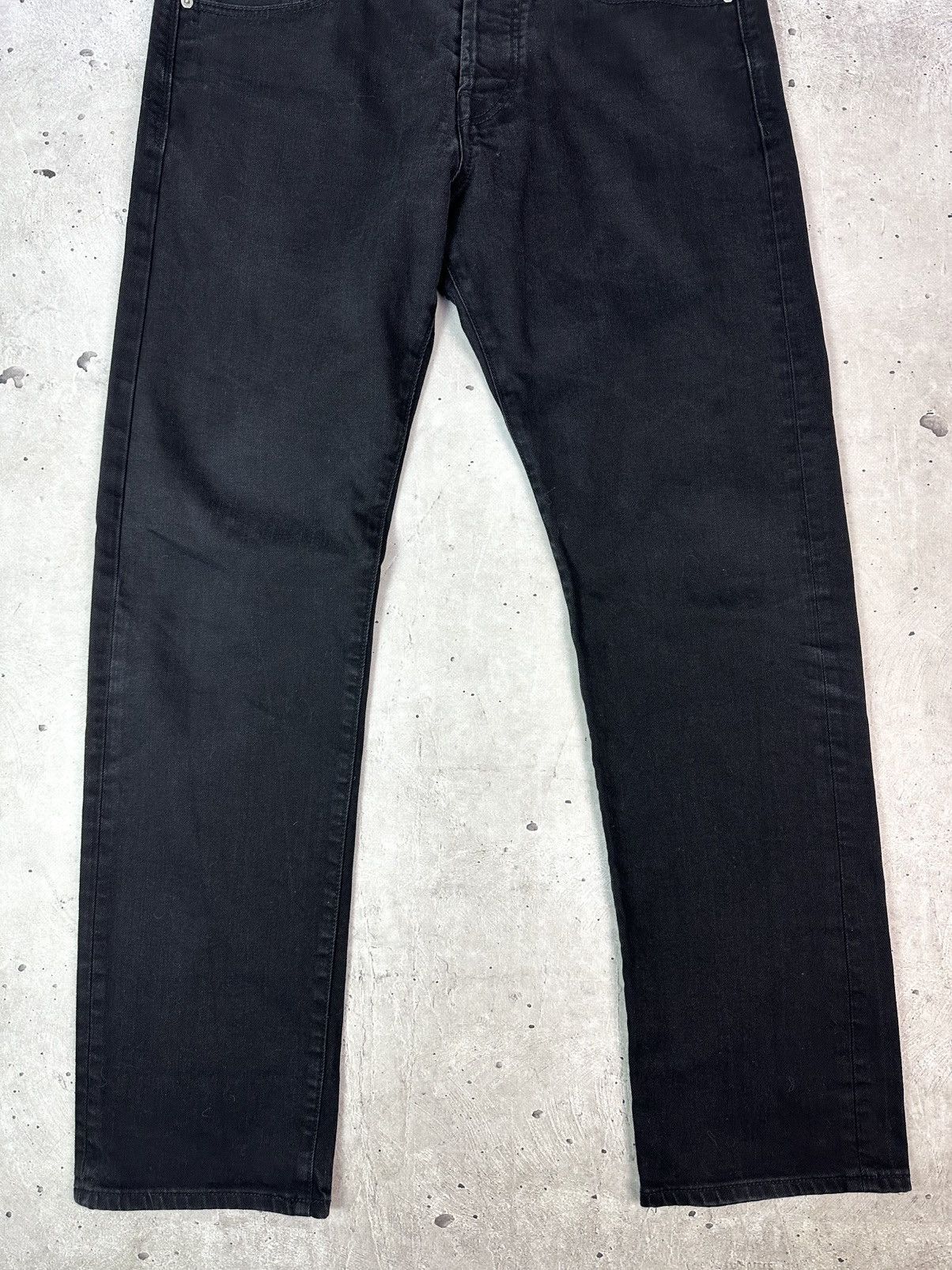 Paul Smith Paul Smith Standard Fit Black Straight Cotton Men’s Jeans Size US 34 / EU 50 - 3 Thumbnail