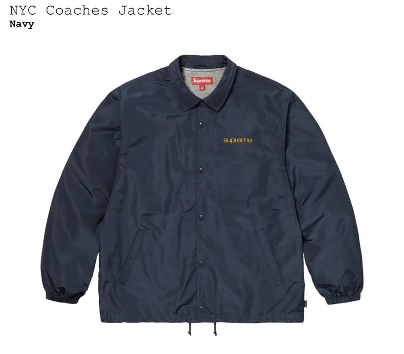 Supreme Supreme NYC Coach jacket | Grailed