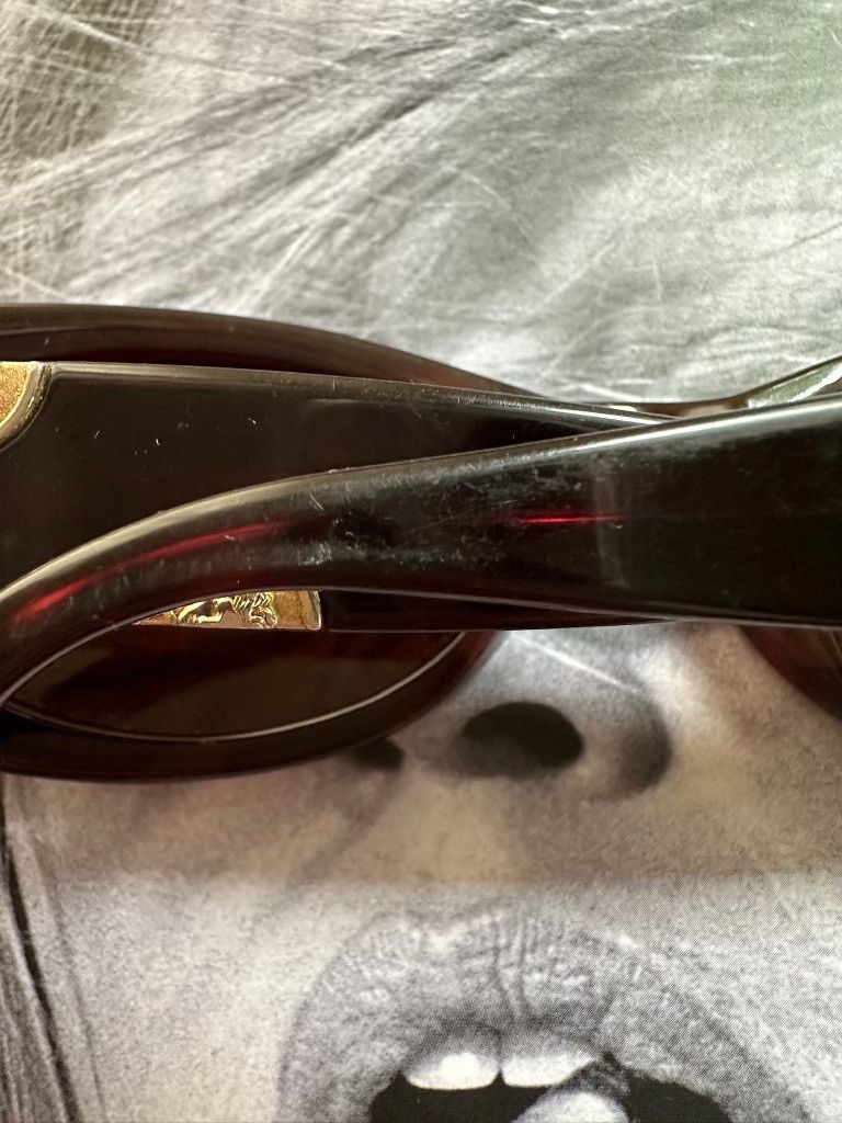Versace Gianni Versace 1996 Vintage Sunglasses Black Medusa Size ONE SIZE - 7 Thumbnail