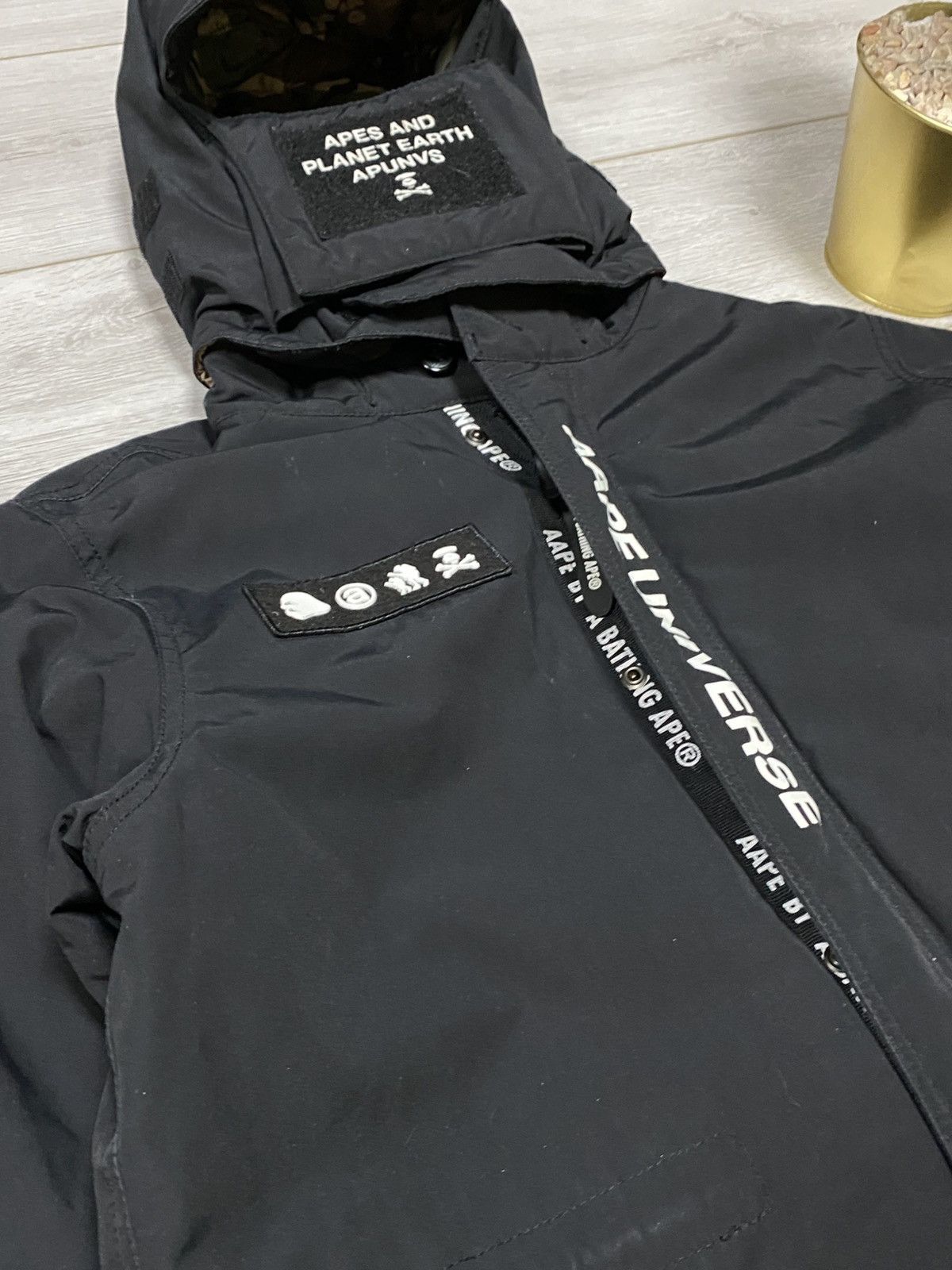 Aape Aape by Bape ninja parka mask big logo jacket Japan Size US S / EU 44-46 / 1 - 6 Thumbnail