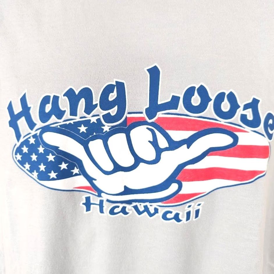 Hanes Hang Loose Hawaii T Shirt Mens Size Large Gray Travel Destination Tee Size US L / EU 52-54 / 3 - 3 Thumbnail