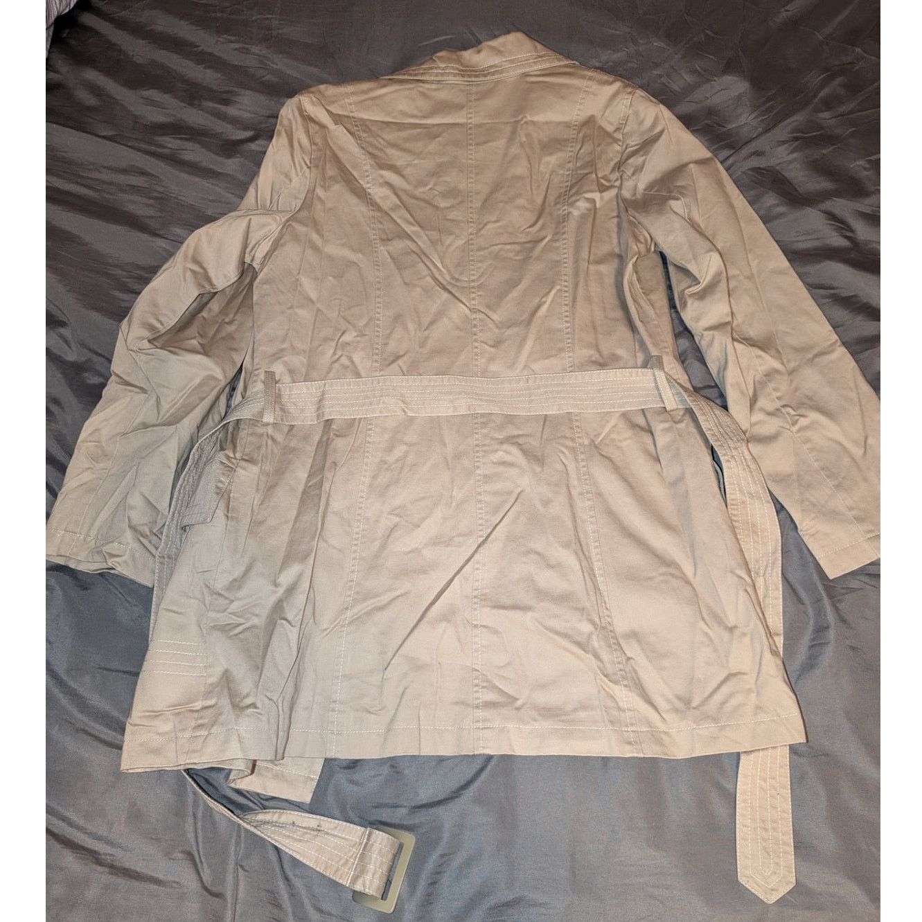Old Navy Old Navy Belted Trench Coat XL Beige Women's Size XL / US 12-14 / IT 48-50 - 3 Thumbnail