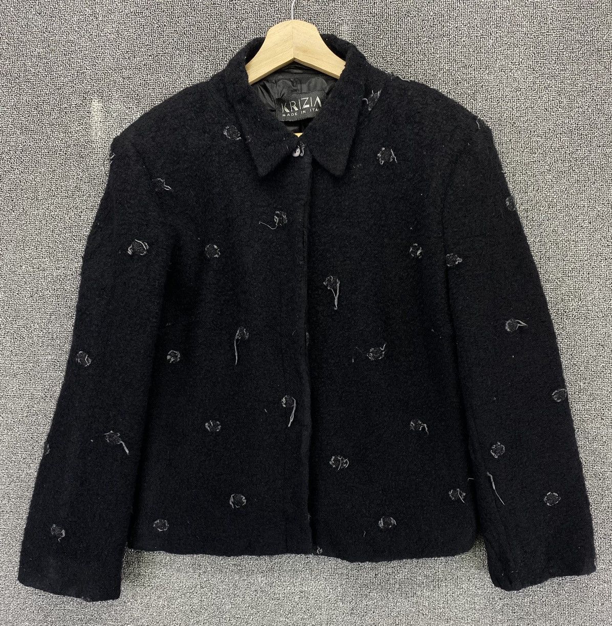 Krizia Uomo Vintage Krizia Uomo Wool Cardigan Rare Jacket Size L / US 10 / IT 46 - 1 Thumbnail