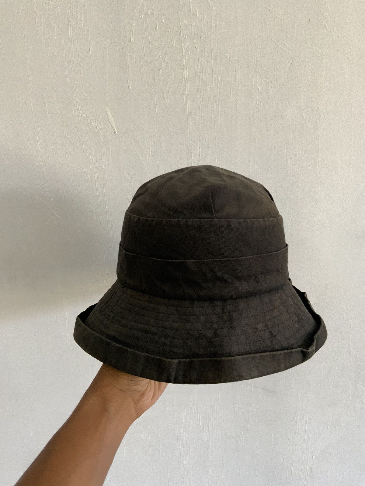 Japanese Brand Top Valu Fade Black Outdoor Bucket Hat Size ONE SIZE - 1 Thumbnail