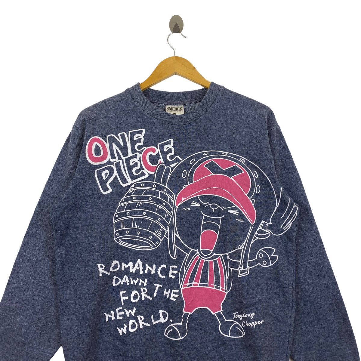 Japanese Brand × One Piece CHOPPER ONE PIECE Character Print Anime Cartoon Japan Grey Size US L / EU 52-54 / 3 - 2 Thumbnail