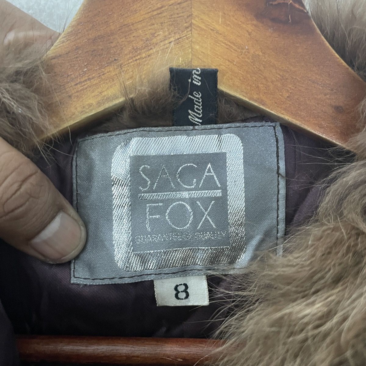 Sagafurs Vintage Saga Fox Fur Jacket Size L / US 10 / IT 46 - 6 Thumbnail