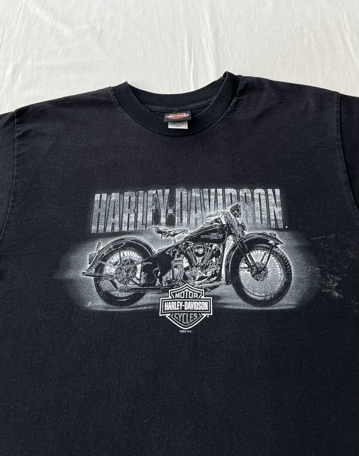 Harley Davidson Vintage 2007 Harley Davidson Bike Dominican Republic T-shirt Size US L / EU 52-54 / 3 - 6 Thumbnail