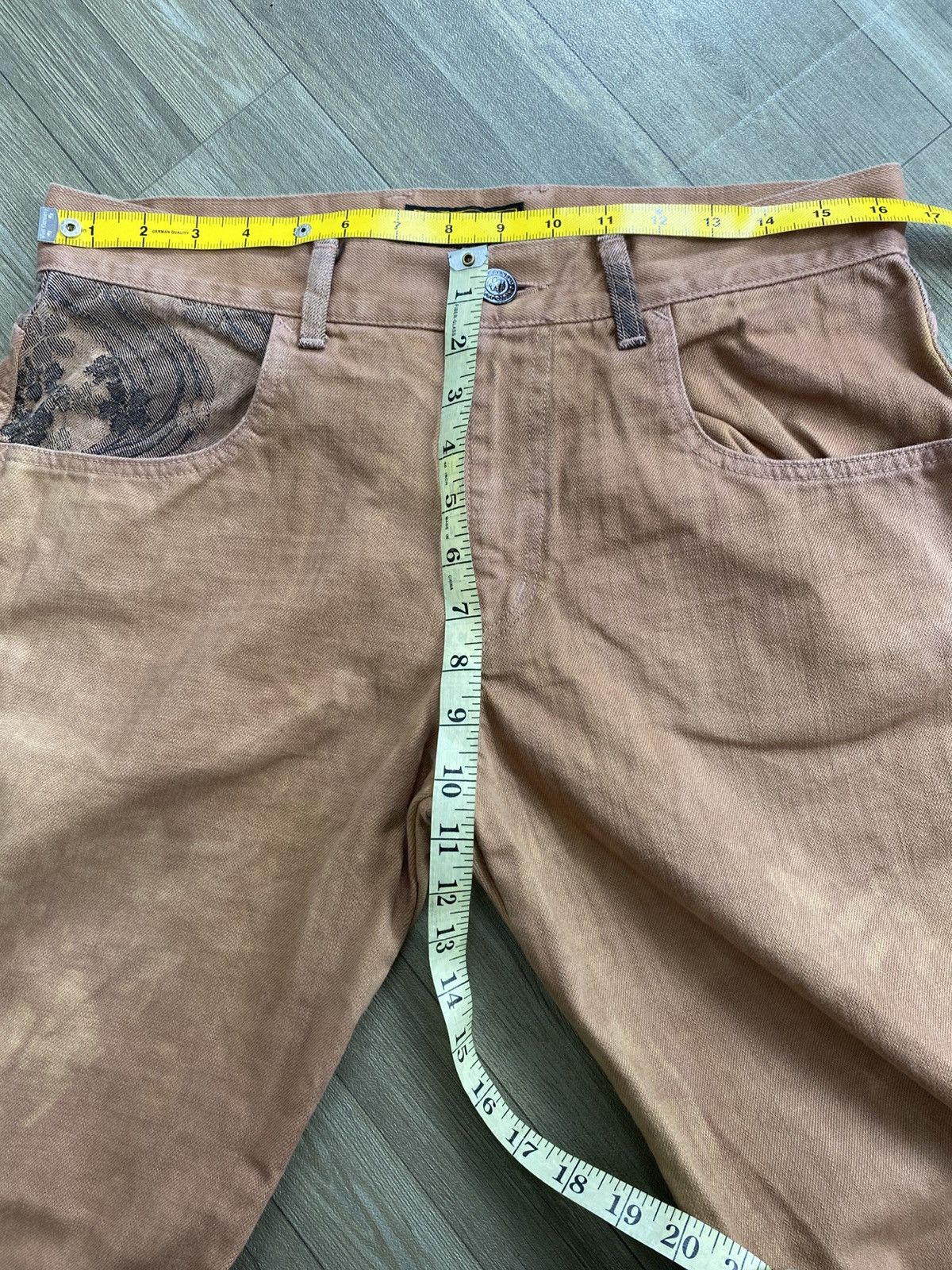 Mizra Jeans Kyoto Rare Mizra Kyoto Reconstructed Hybird Patch Seasoned Denim Size US 34 / EU 50 - 18 Thumbnail