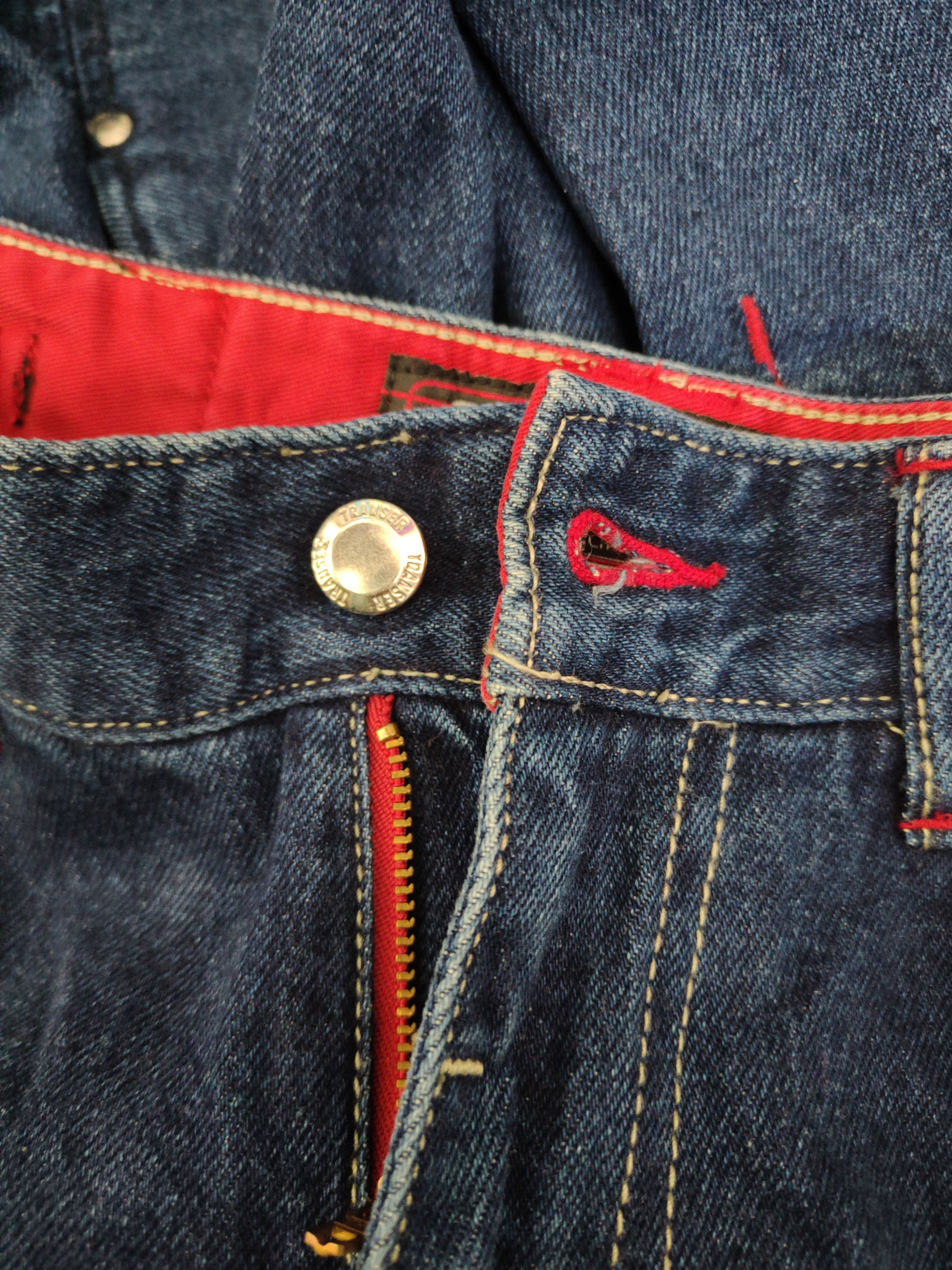 Japanese Brand DL Transer Blue Distressed Ripped Jeans #2438 Size US 28 / EU 44 - 20 Thumbnail
