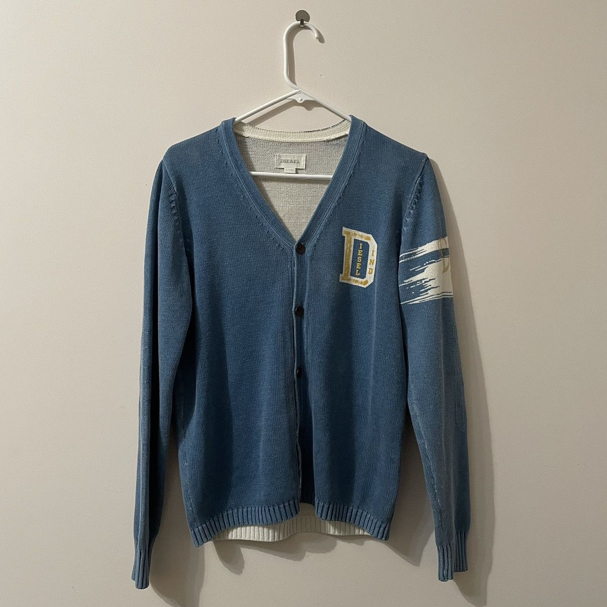 Designer × Diesel × Vintage Diesel Cardigans Size US XL / EU 56 / 4 - 1 Thumbnail
