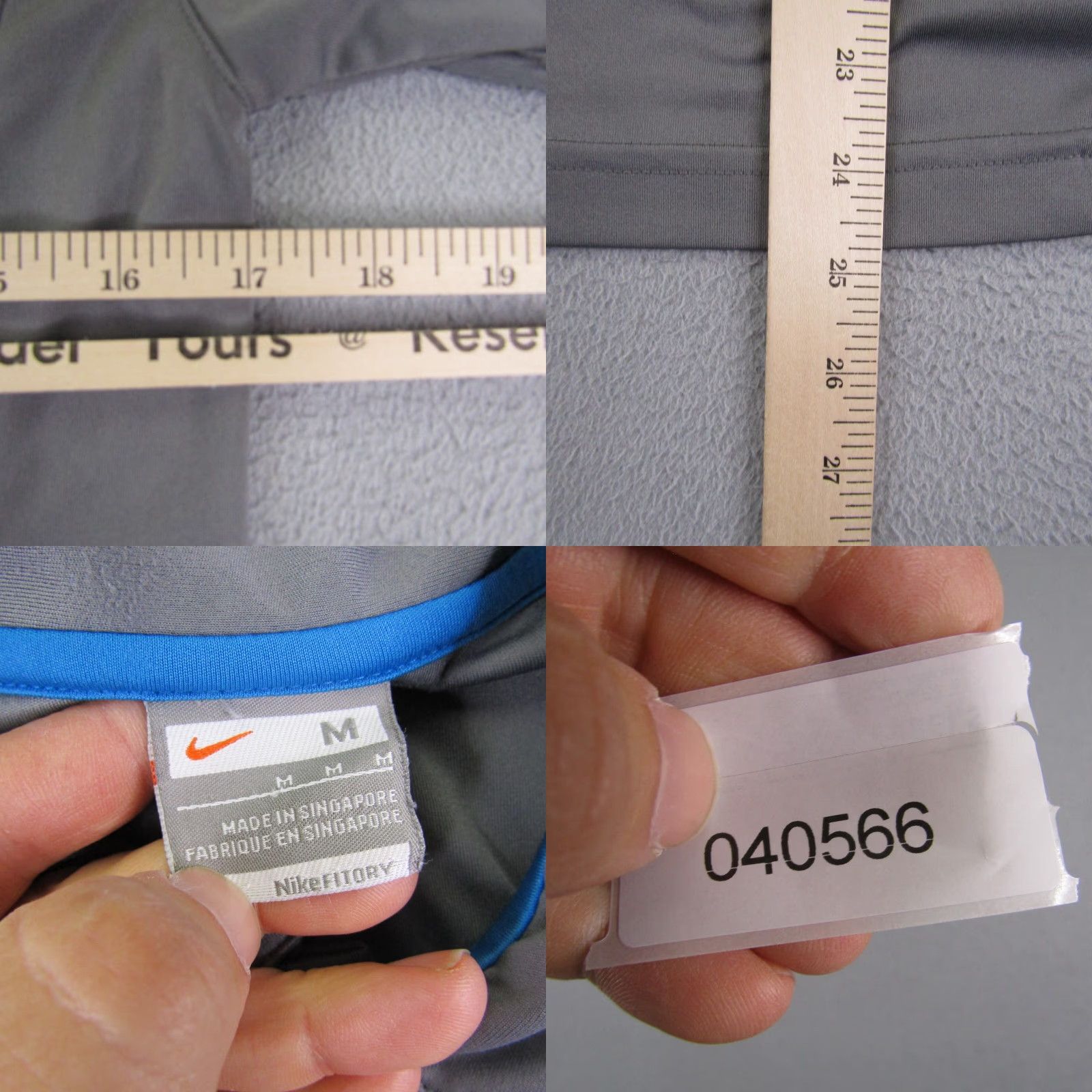 Nike Nike Polo Shirt Mens M Gray Blue Fit Dry Soccer Performance Athletic Polo Size US M / EU 48-50 / 2 - 8 Thumbnail
