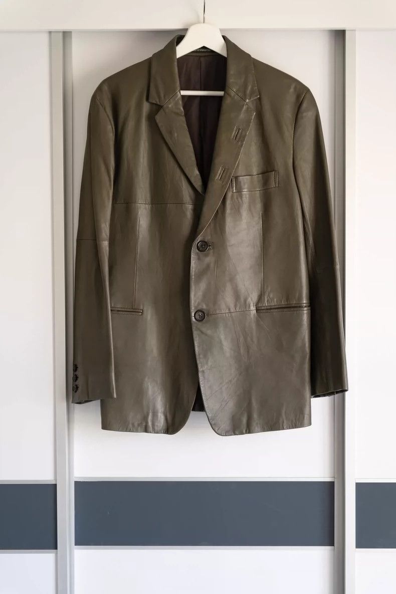 Yohji Yamamoto Yohji Yamamoto 12ss patchwork sheepskin suit leather jacket Size US M / EU 48-50 / 2 - 1 Thumbnail