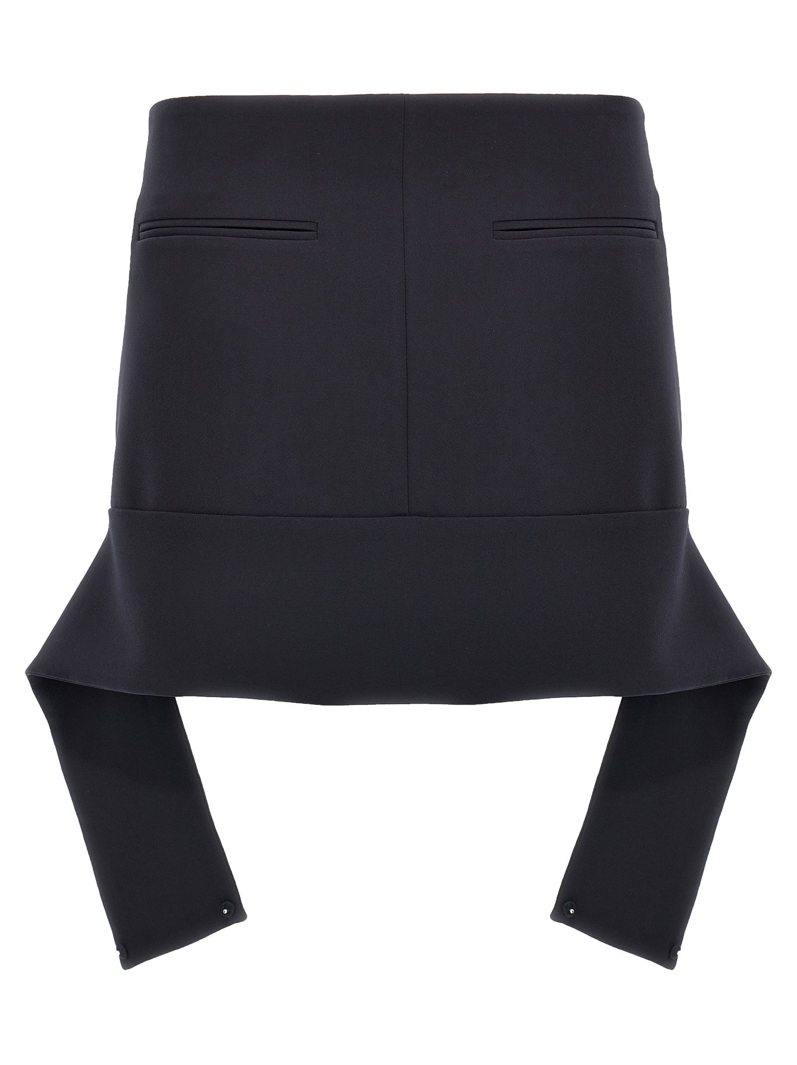 Courreges 'Reversed Belt Mini' Skirt Size 27" / US 4 / IT 40 - 1 Thumbnail