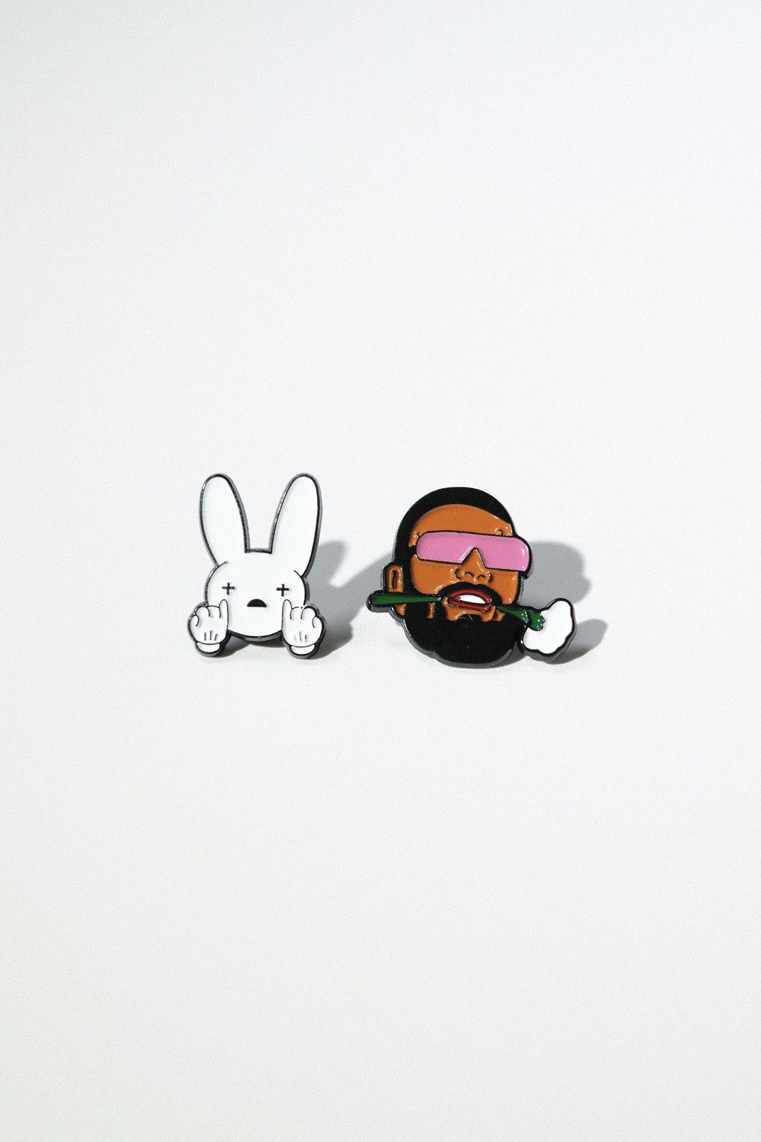 Other ad Bunny Logo Hip-Hop Enamel Pin Size ONE SIZE - 5 Thumbnail