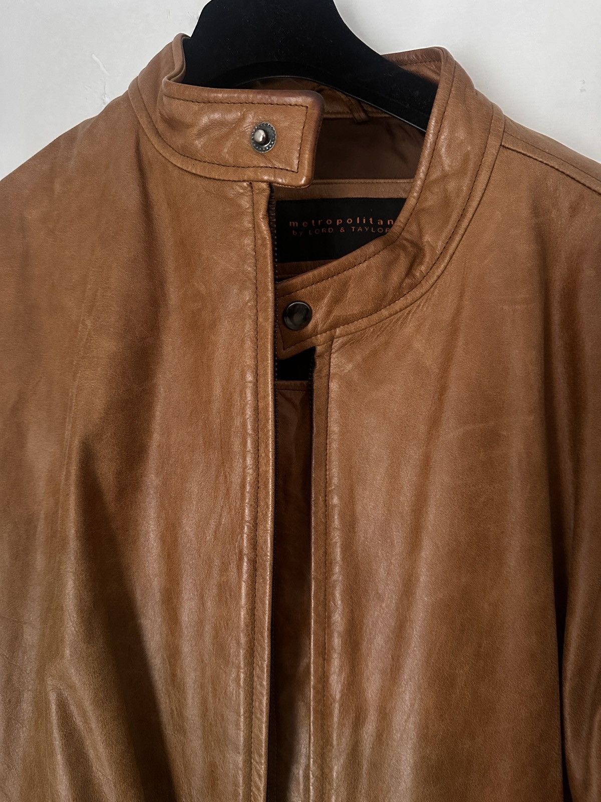 Vintage Leather jacket men Size US L / EU 52-54 / 3 - 2 Thumbnail