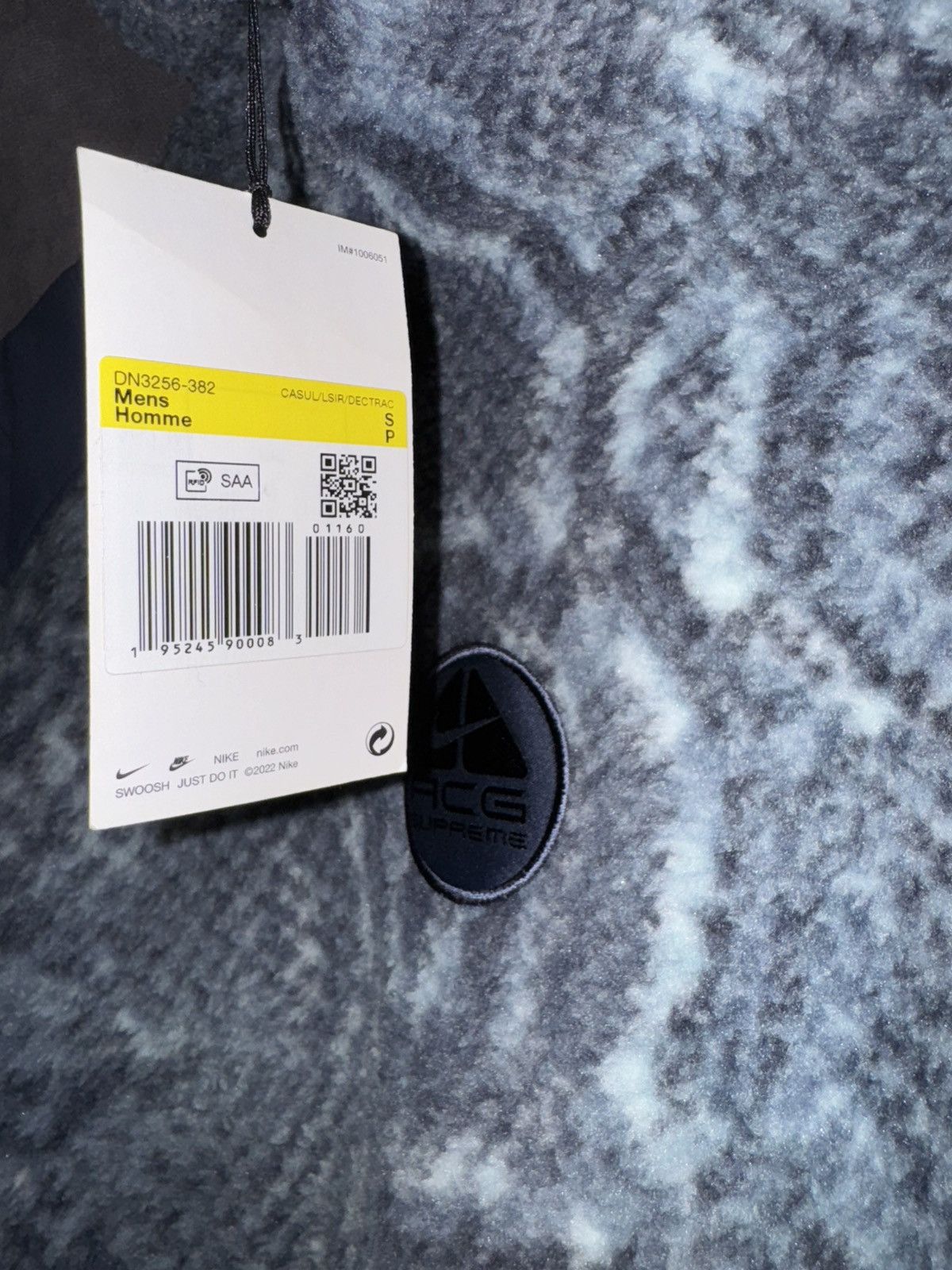 Nike ACG × Supreme Nike ACG Supreme Fleece Pullover Snakeskin Pattern Size US S / EU 44-46 / 1 - 4 Thumbnail