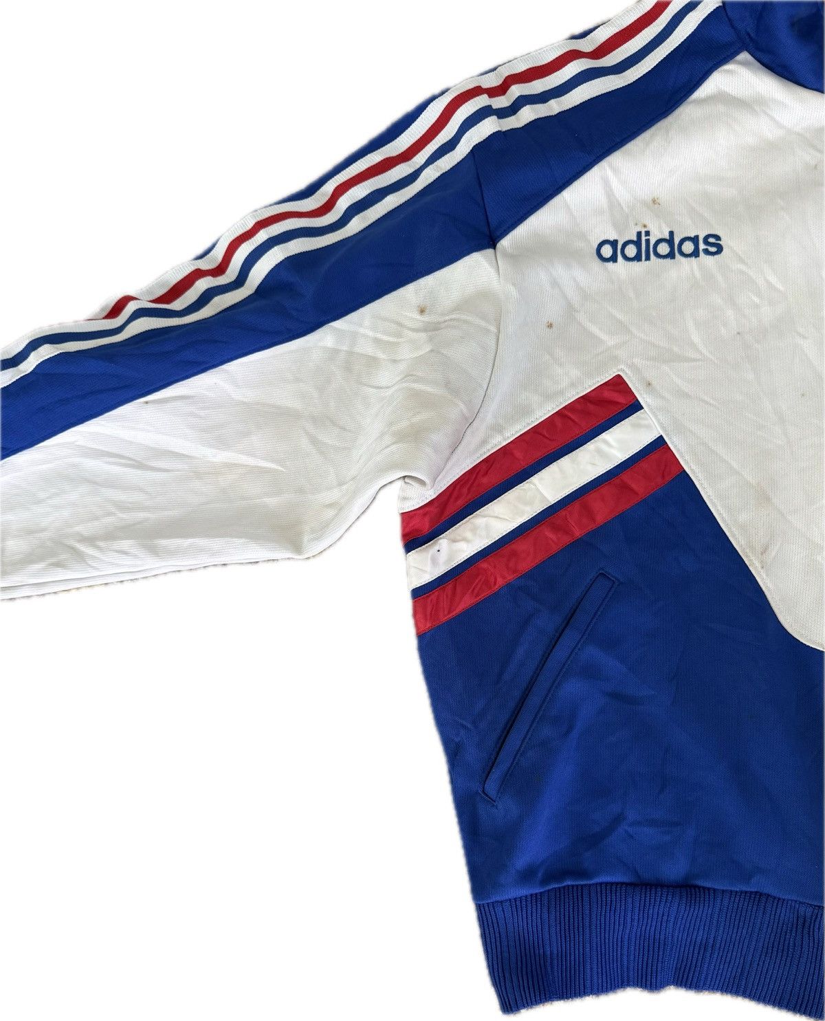 Adidas Vintage Adidas Zipper Jacket France🇫🇷 Soccer Team Rare Size US M / EU 48-50 / 2 - 3 Thumbnail