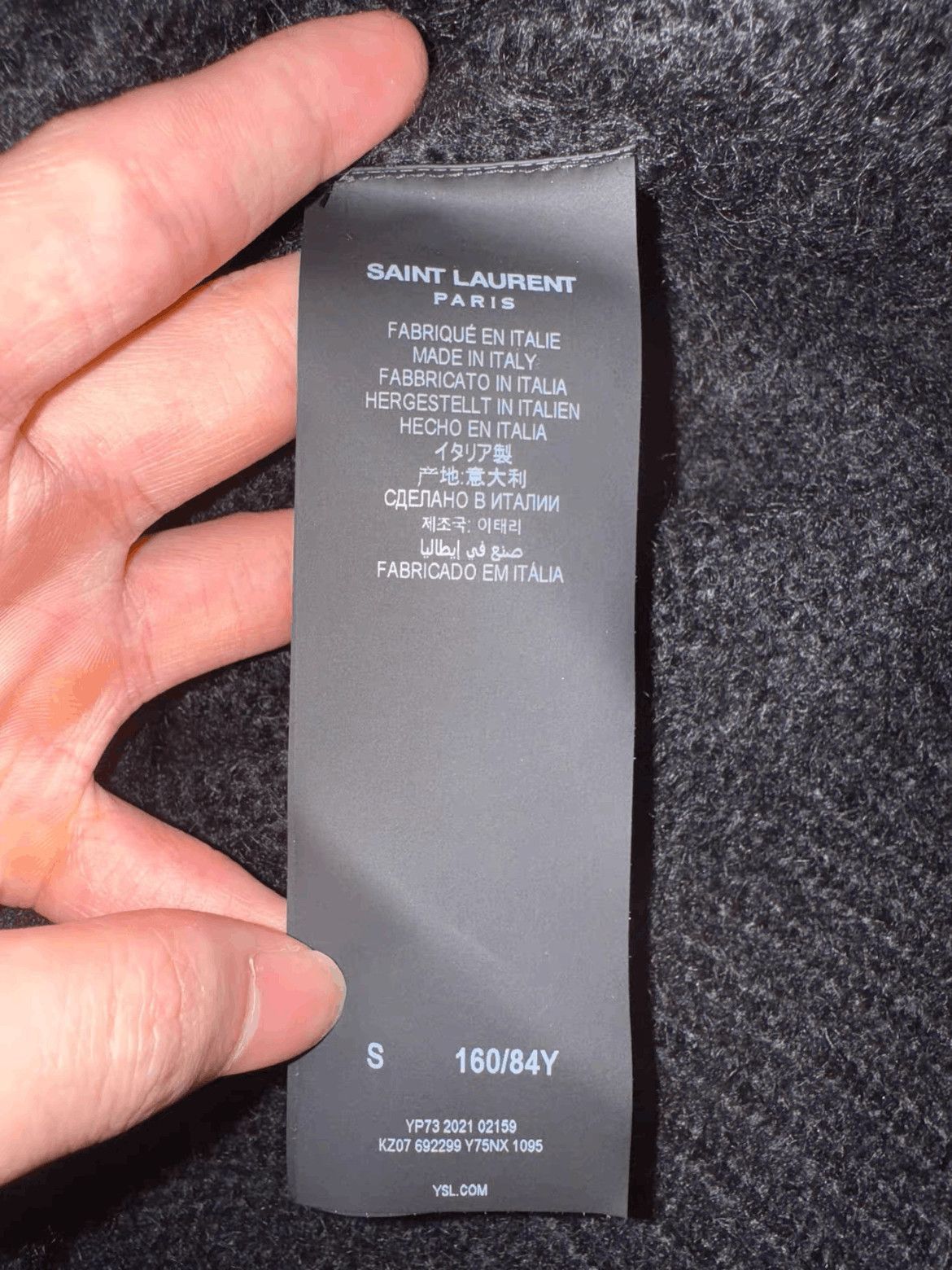 Saint Laurent Paris Saint Laurent Paris 22SS Mohair Paris Knitwear-2508 Size US S / EU 44-46 / 1 - 7 Thumbnail