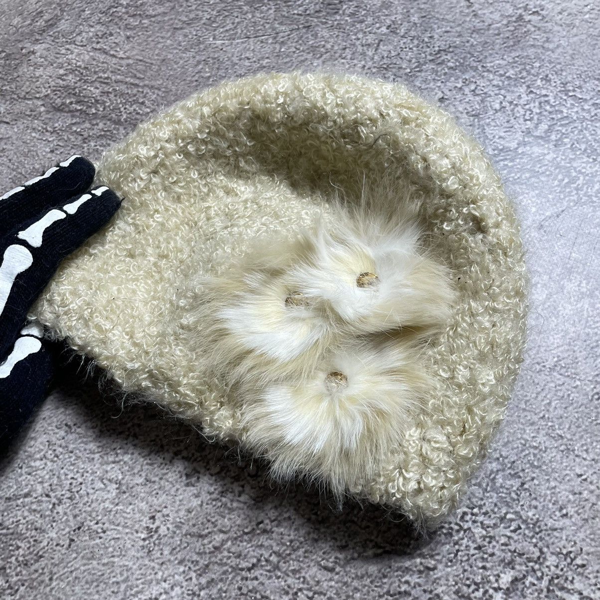 If Six Was Nine Vintage 90s Alt Beanie Mohair Ushanka Faux American VTg Size ONE SIZE - 2 Thumbnail
