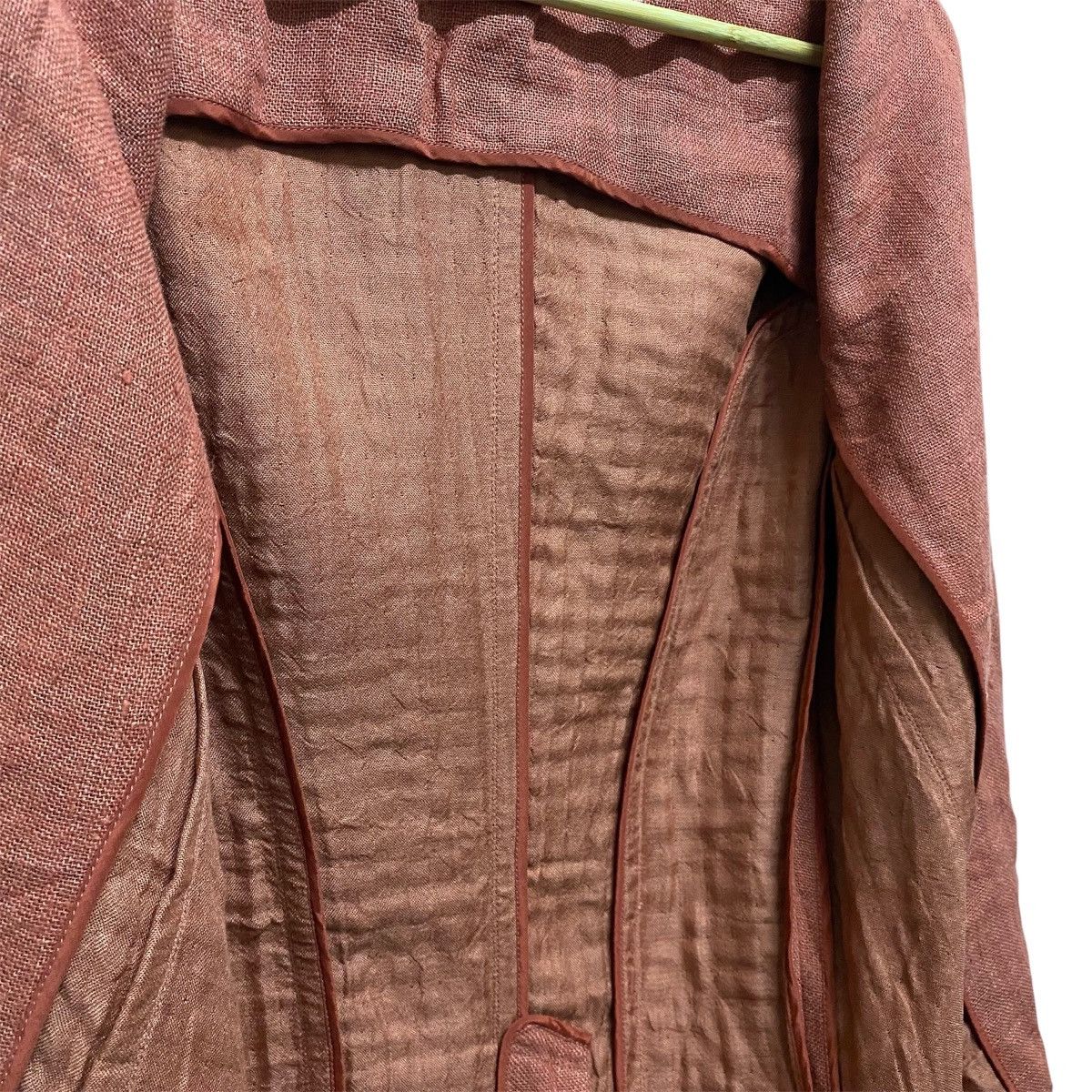 Issey Miyake Vintage 80's ISSEY MIYAKE Cheongsam Jacket Design Japanese Size L / US 10 / IT 46 - 12 Thumbnail