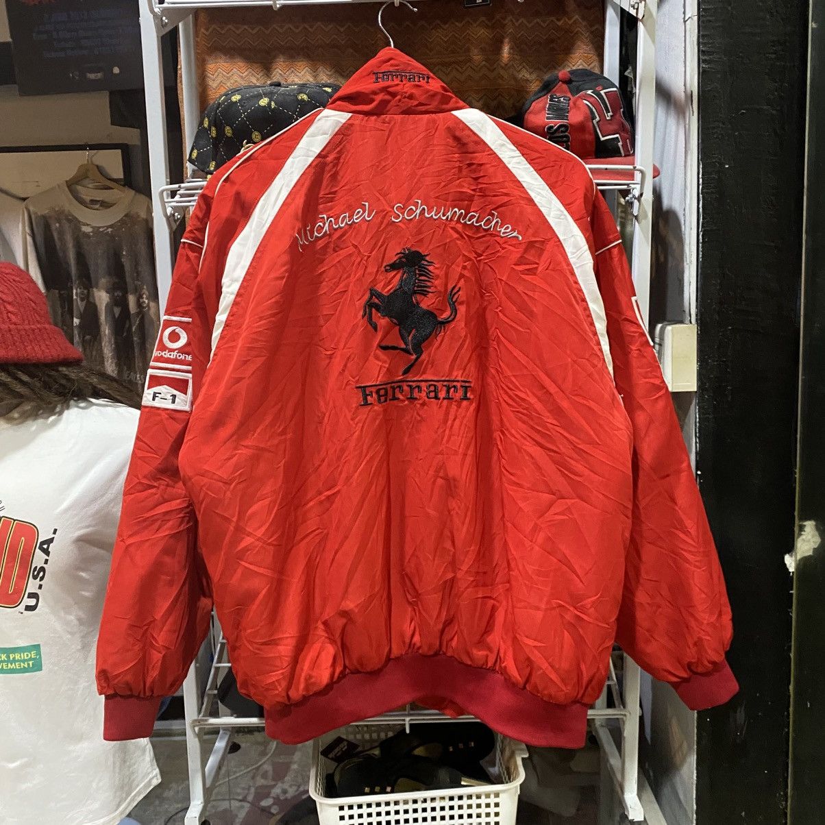Ferrari Vtg Rare Ferrari Racing Marlboro Michael Schumacher Jacket Size US XL / EU 56 / 4 - 2 Thumbnail