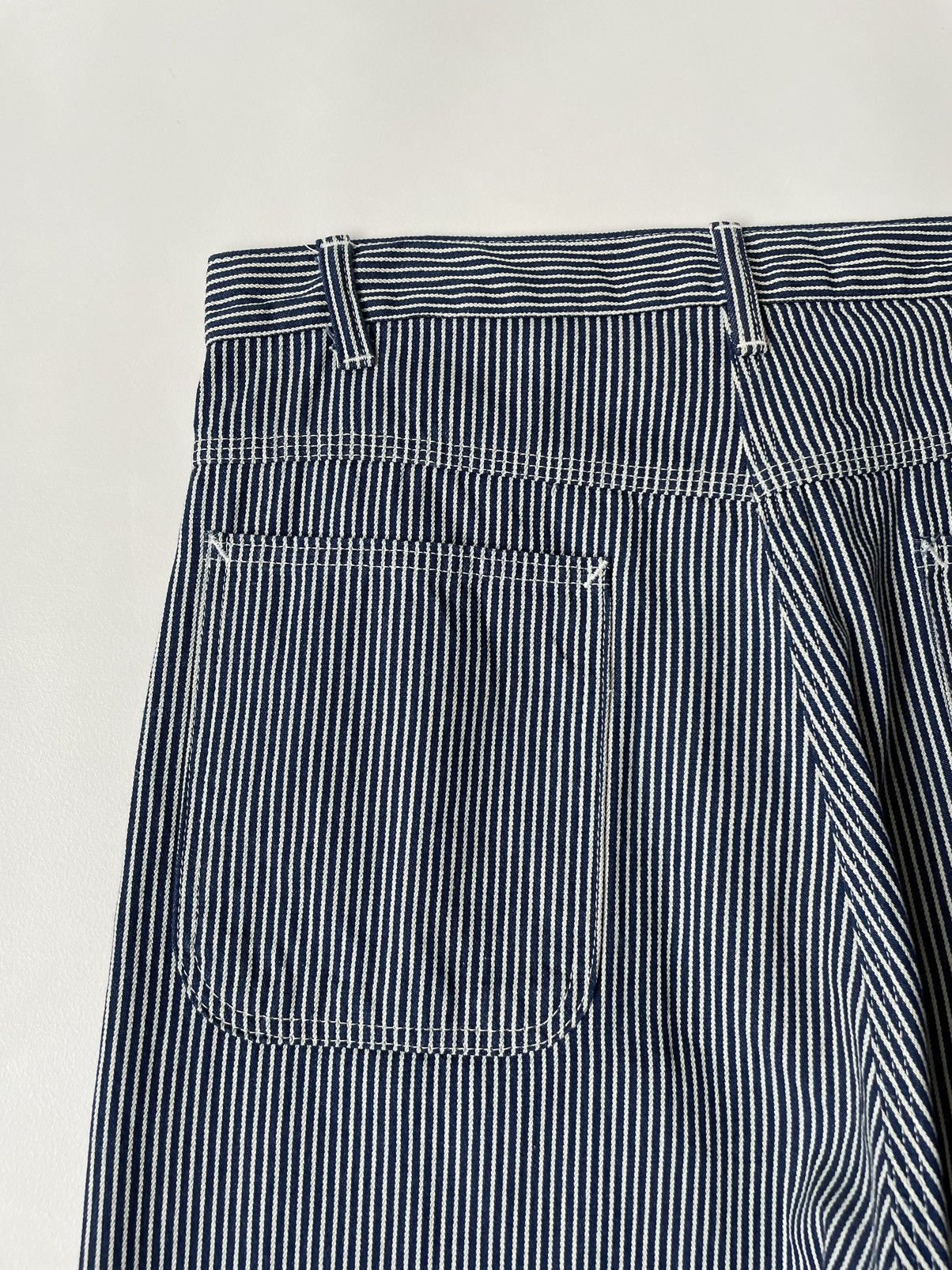 Comme des Garcons S/S 06 Wide Leg Striped Work Trousers Size US 34 / EU 50 - 12 Thumbnail
