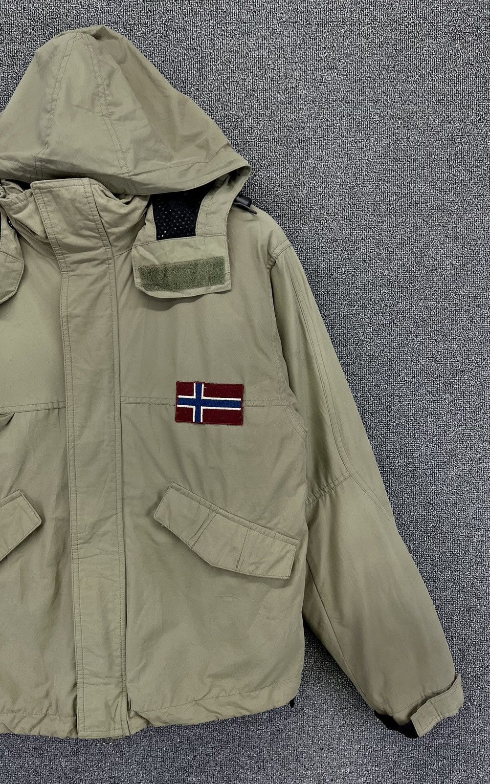 Napapijri Vintage Napapijri Geographic Hooded Zip Up Jacket Size US XS / EU 42 / 0 - 9 Thumbnail