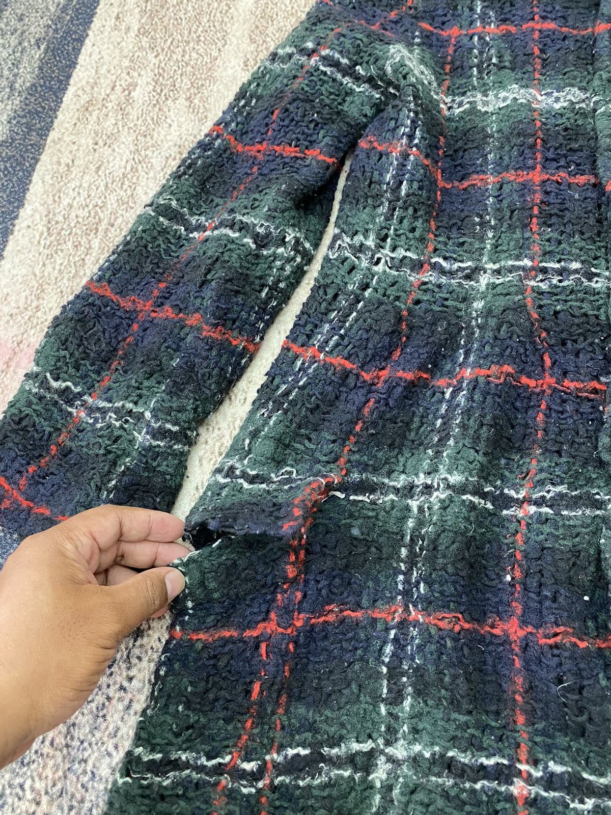 Japanese Brand × Sunao Kuwahara × Vintage Vtg sunaokuwahara Knitted Gothic Jacket Size M / US 6-8 / IT 42-44 - 8 Thumbnail