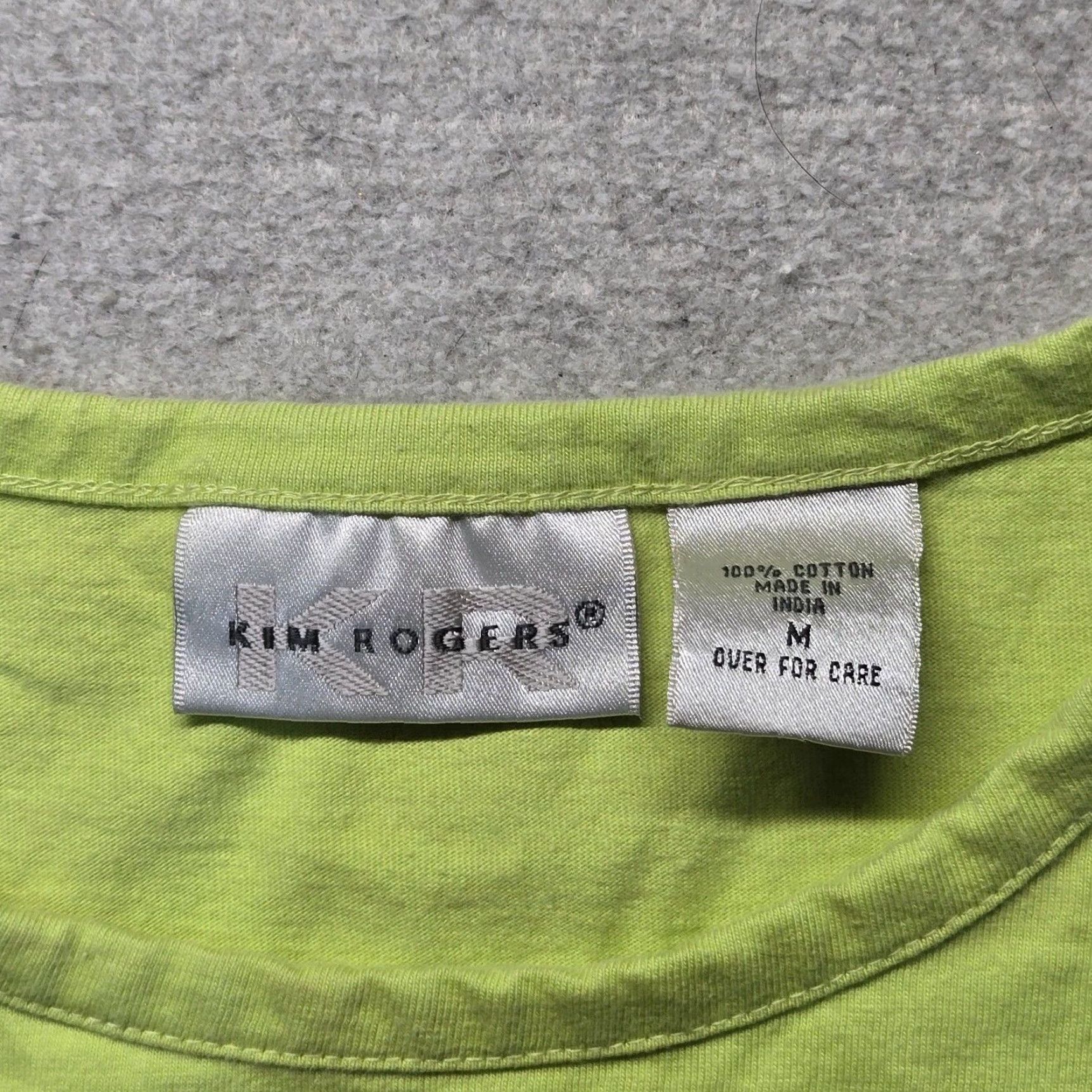 Vintage KIM ROGERS Palm Tree Green Short Sleeve Tee T-Shirt Adult Women's Size M Shirt Size M / US 6-8 / IT 42-44 - 3 Thumbnail