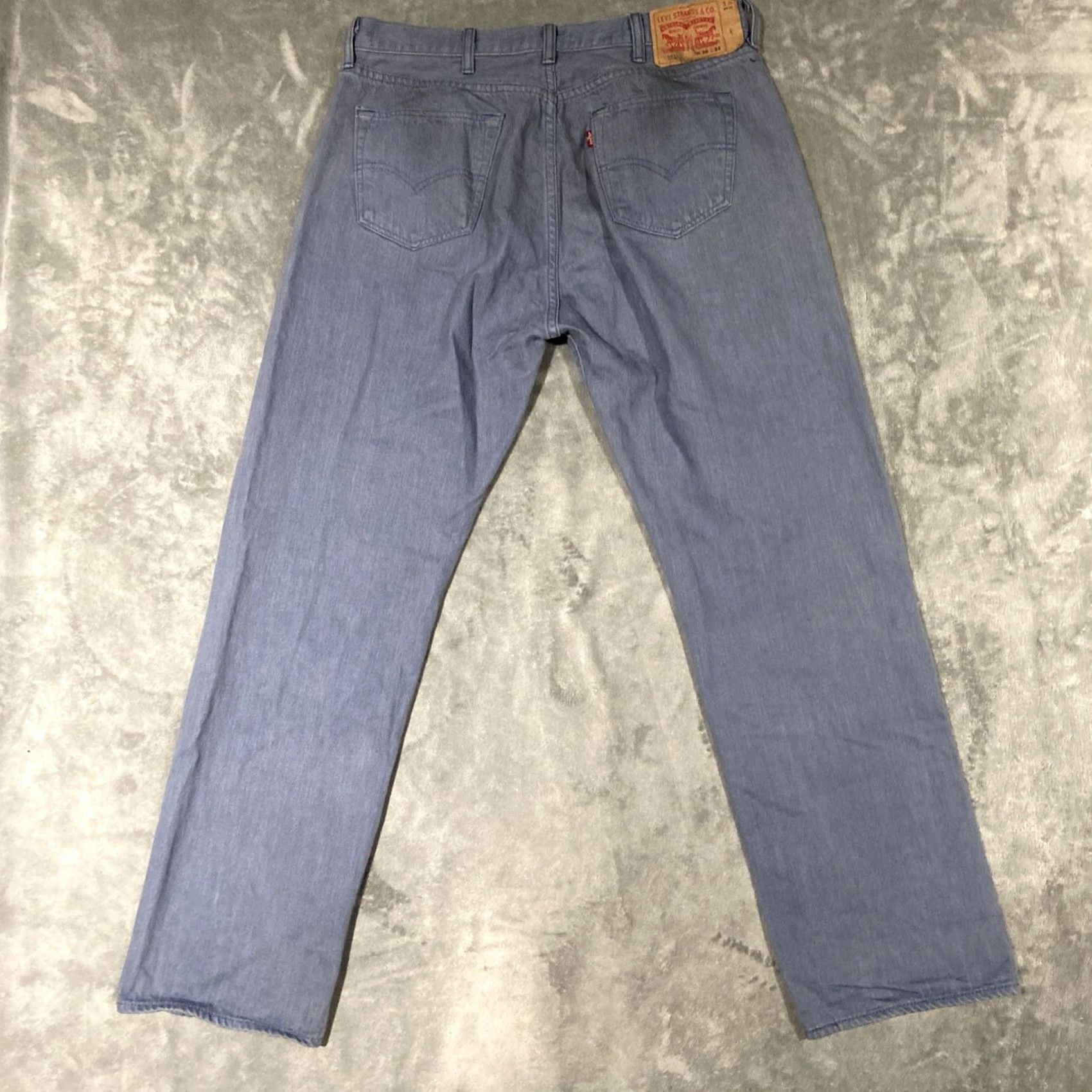 Levi's Levi's 501 Jeans Button Fly Mens Size 34x31 Blue Medium Wash Straight Leg Regular Fit Denim 100% Cotton Classic Vintage? Size US 38 / EU 54 - 6 Thumbnail