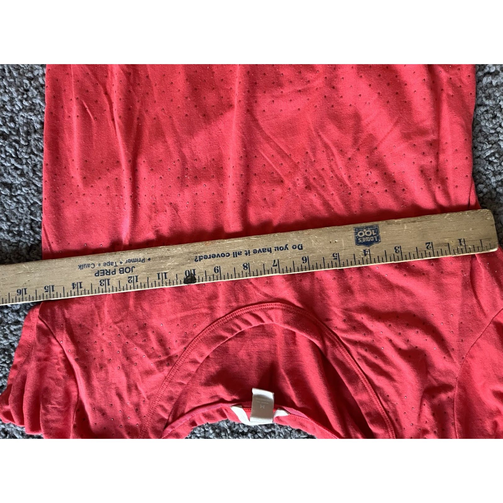 Banana Republic Banana Republic V-Neck Shirt Blouse Medium Orange Womens Solid Short Sleeve Size M / US 6-8 / IT 42-44 - 5 Thumbnail