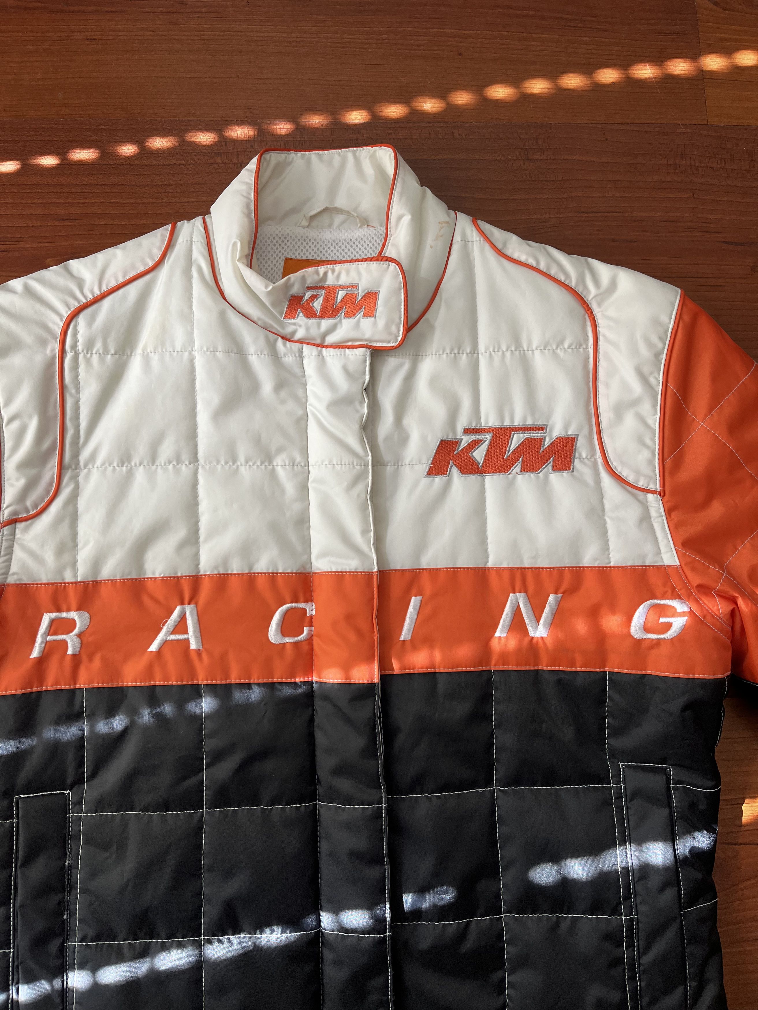 Other KTM Racing Quilted Jacket Motorbike Italy Orange Size US XS / EU 42 / 0 - 1 Thumbnail