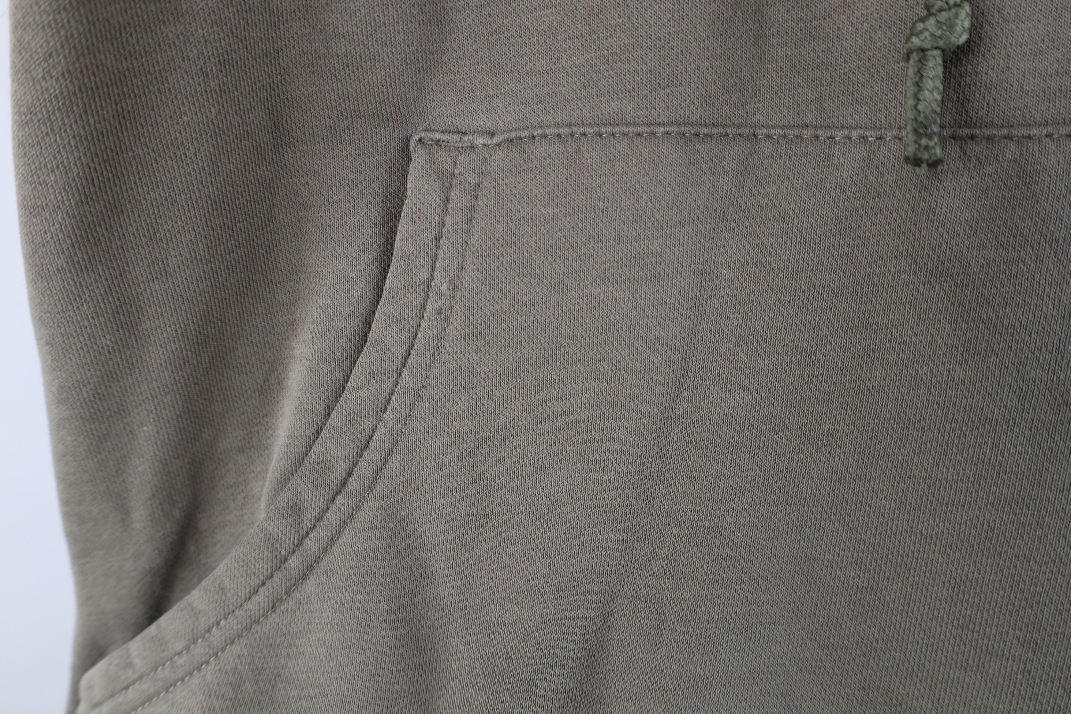 Vintage Vintage Y2K Streetwear Blank Hoodie Sweatshirt Olive Green Size US M / EU 48-50 / 2 - 6 Thumbnail