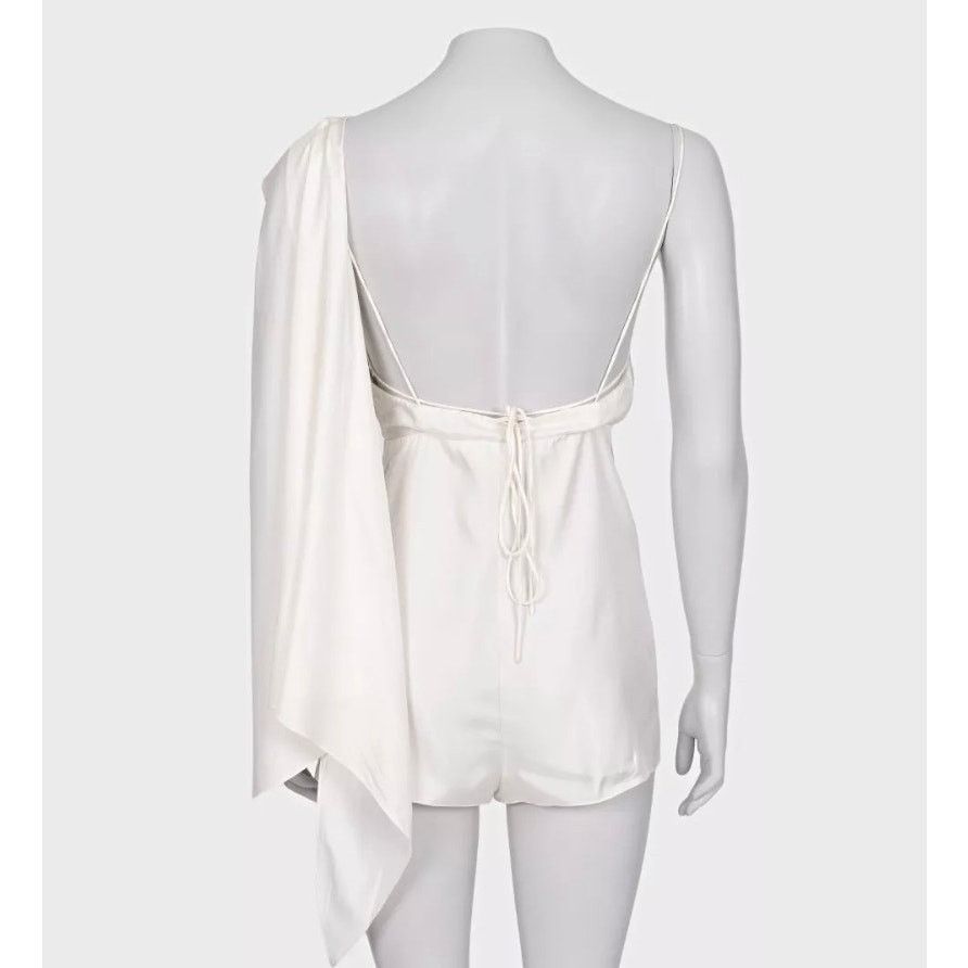 Dior Christian Dior White Open Back Jumpsuit - Size XS/34 Size 25" / US 0 / IT 36 - 3 Thumbnail