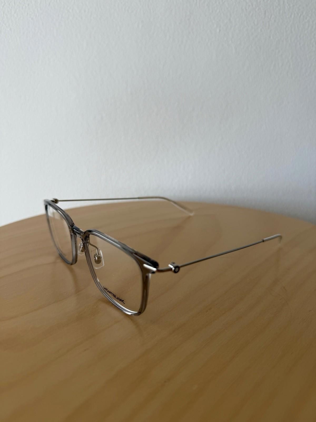 Montblanc New montblanc optical glasses frames eyeglasses MB0100O 002 Size ONE SIZE - 3 Thumbnail
