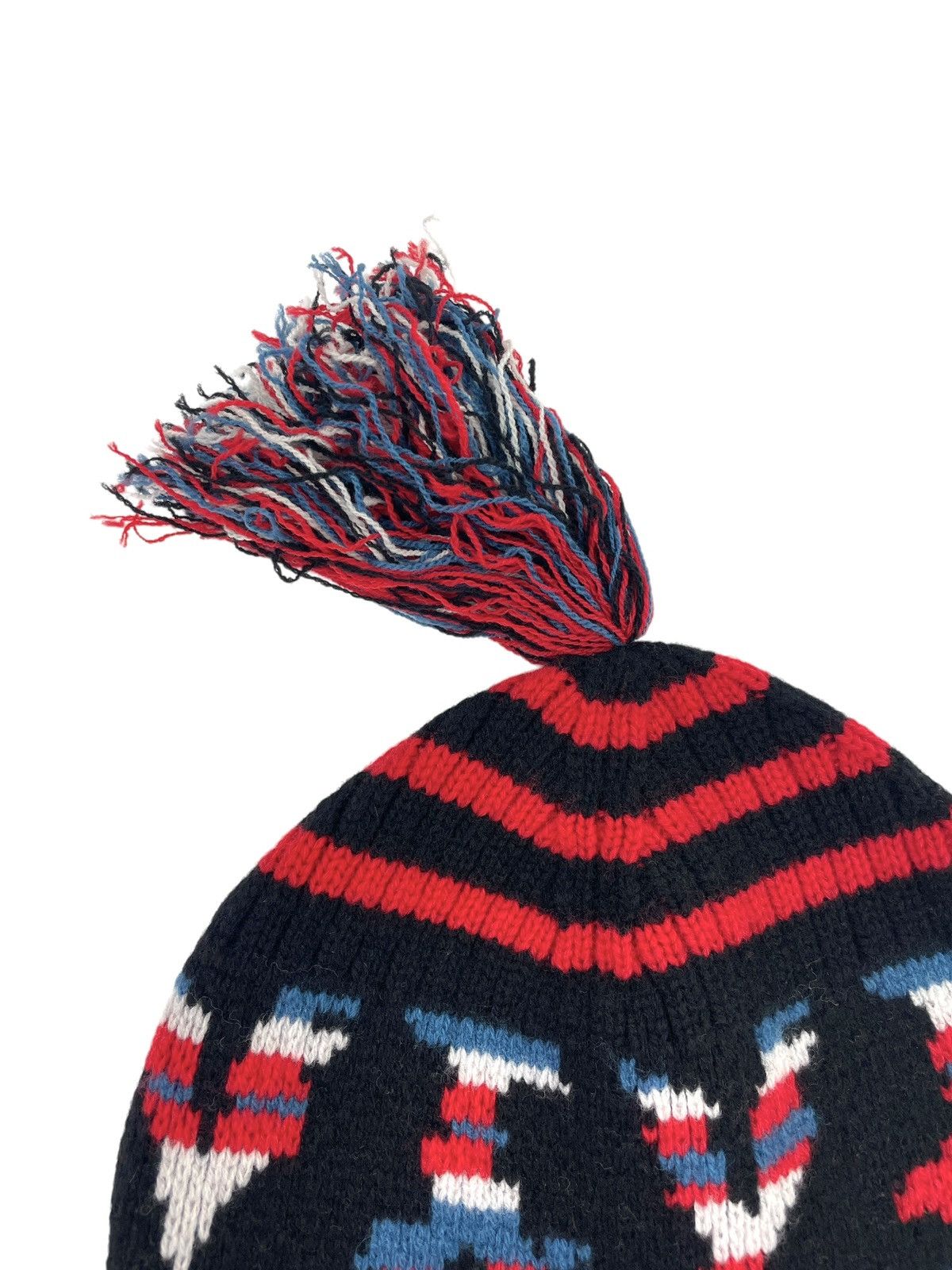 Vivienne Westwood Orb Knit Spell Out Earflap Beanie Size ONE SIZE - 6 Thumbnail