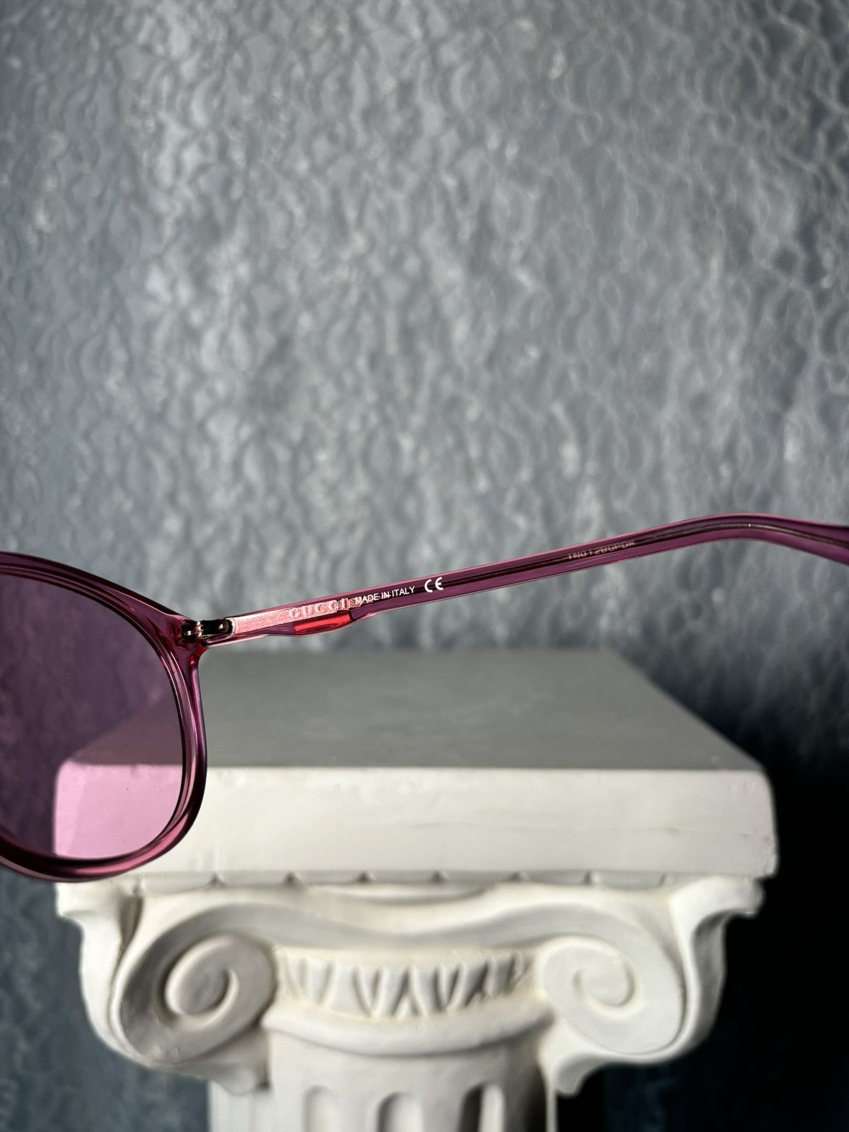 Gucci Gucci Pink Sunglasses Size ONE SIZE - 3 Thumbnail