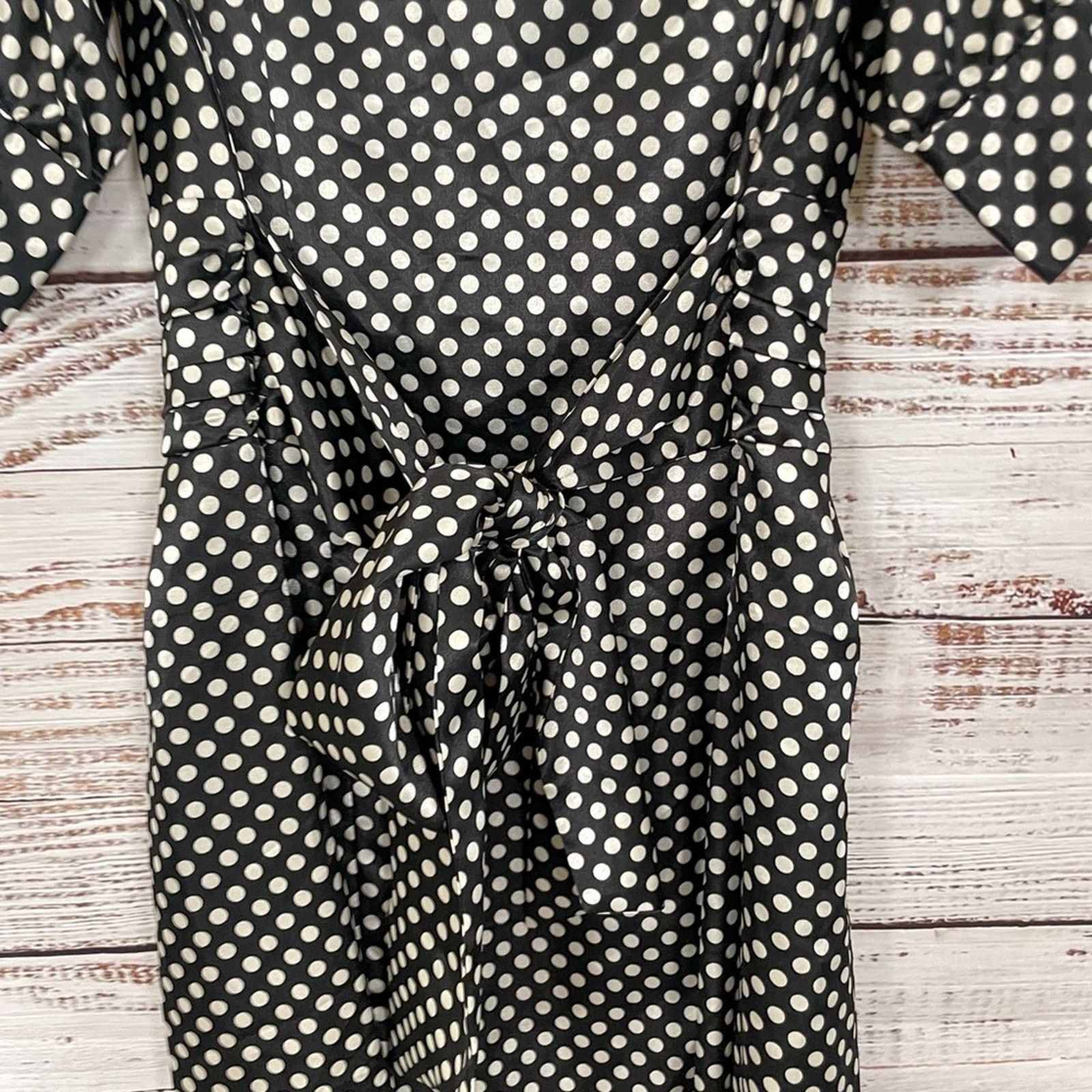 Bcbgmaxazria BCBGMAXAZRIA Polka Dot Dress, EUC, Size Small, MSRP $179 Size S / US 4 / IT 40 - 10 Thumbnail